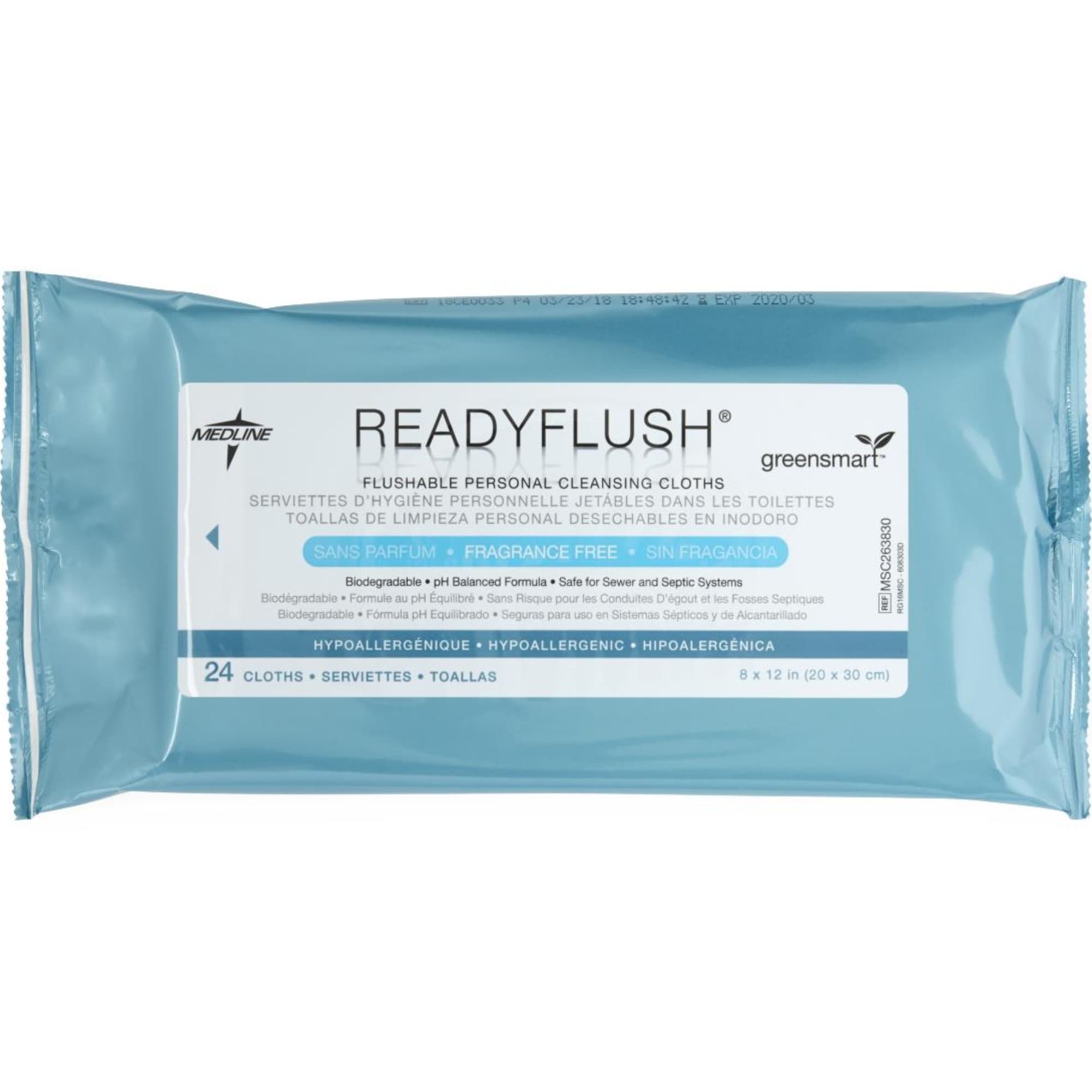 ReadyFlush Flushable Personal Cleansing Wipes