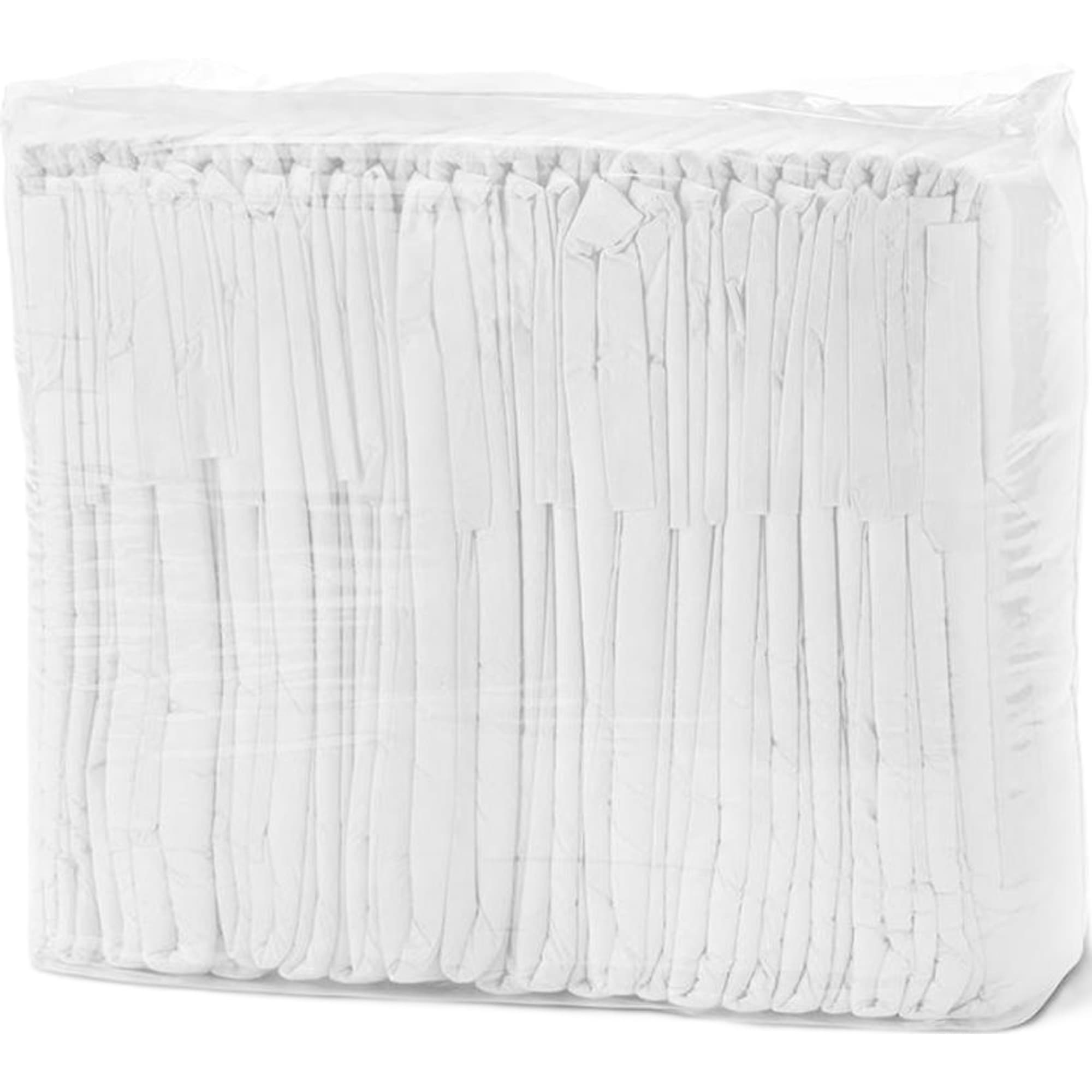 FitRight Basic Incontinence Briefs Adult Diapers with Tabs, Moderate Absorbency