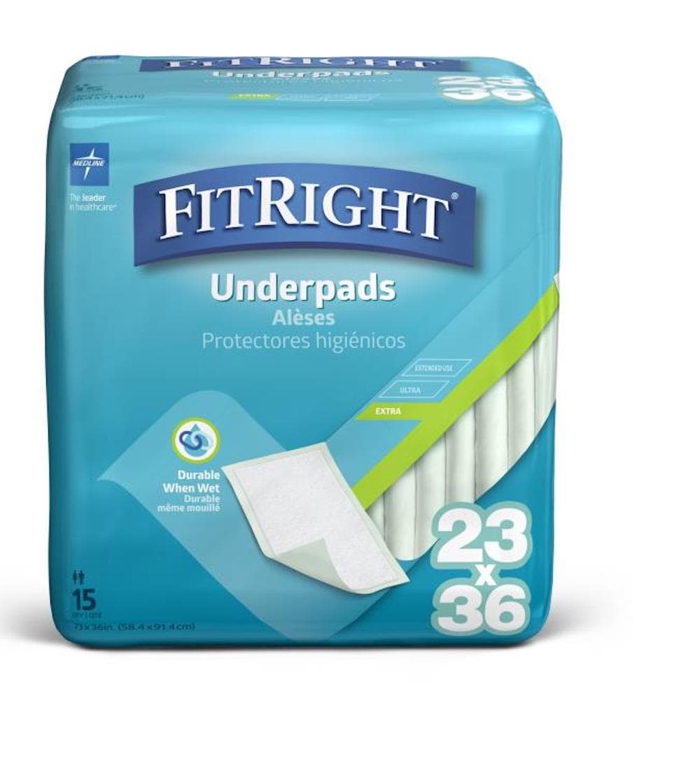 FitRight Underpads, Moderate Absorbency