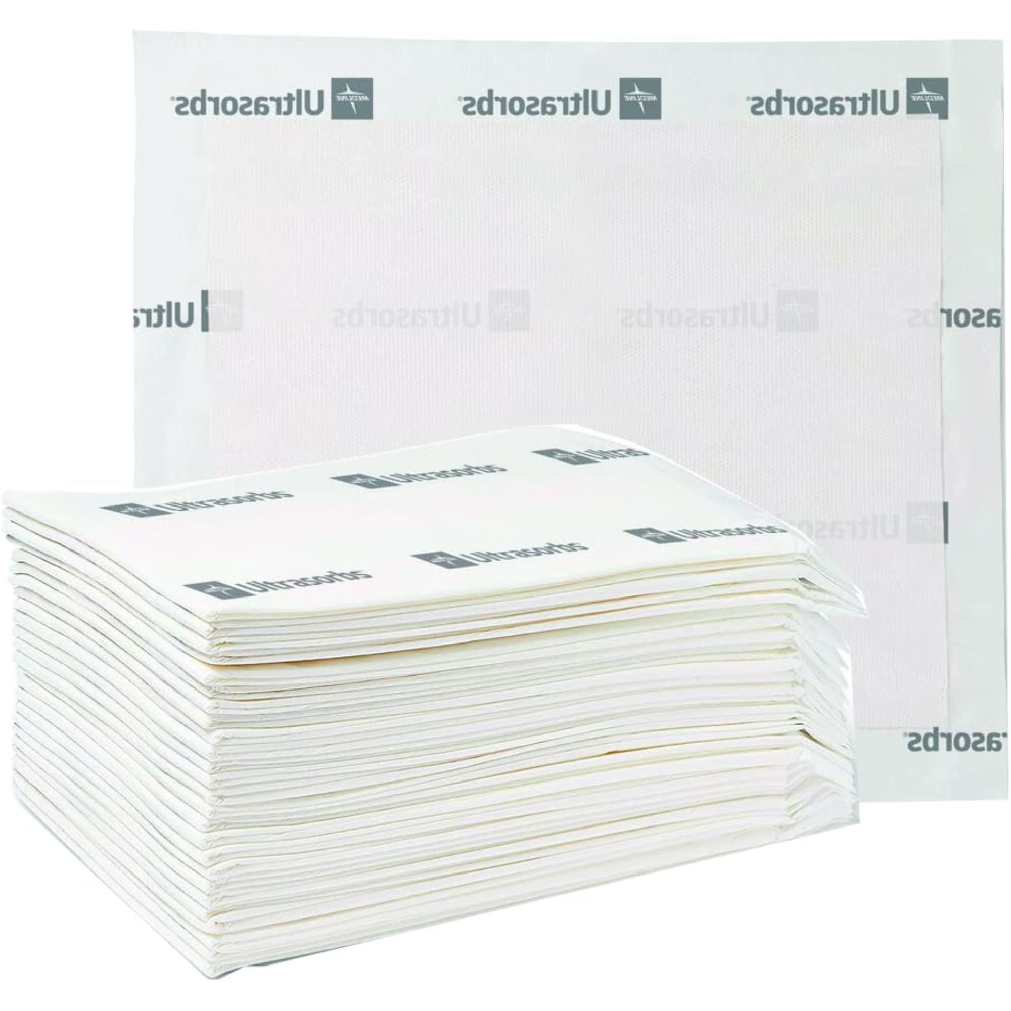 Medline Ultrasorbs Advanced+ Premium Absorbent Underpads, Extra Absorbency