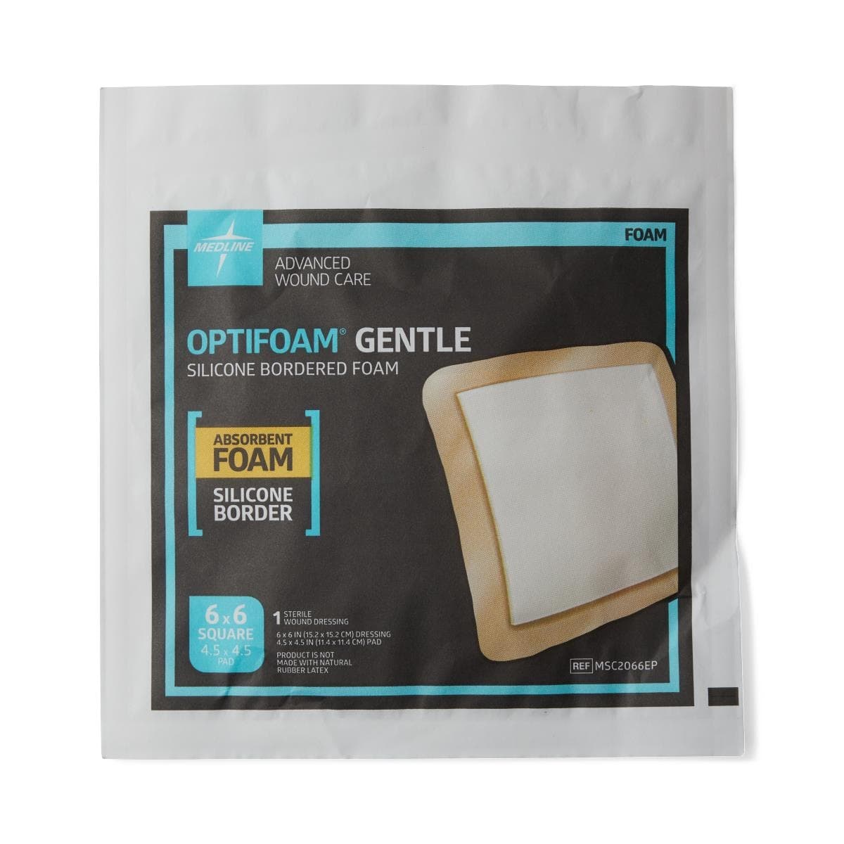 Optifoam Gentle Foam Wound Dressing with Silicone Adhesive Border