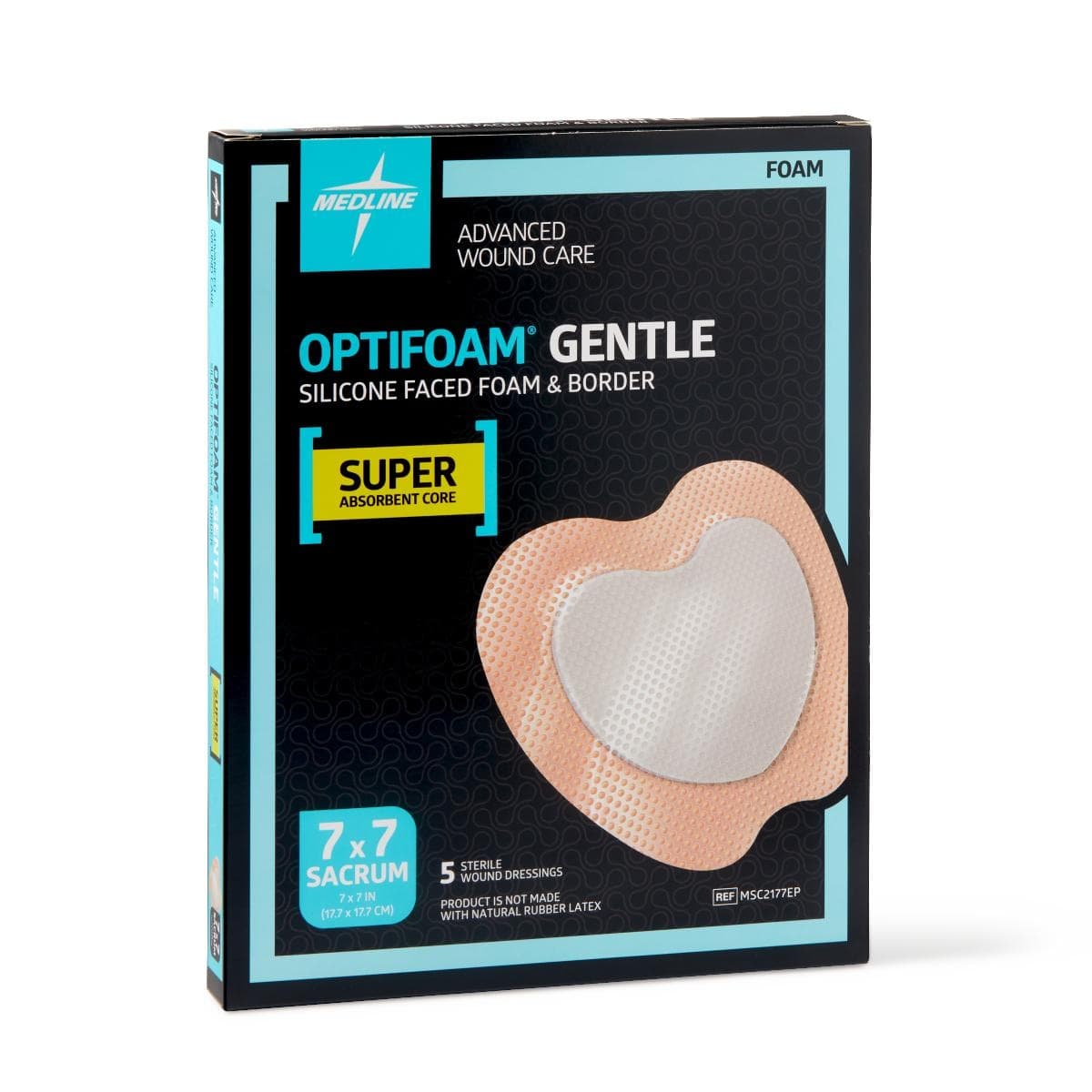 Optifoam Gentle SA Silicone-Faced Foam Dressing