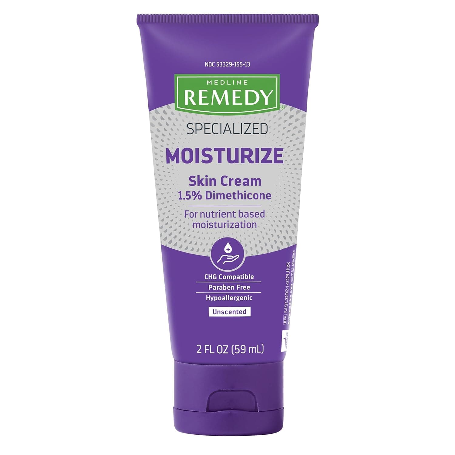 Medline Remedy Intensive Skin Therapy Skin Repair Cream, Unscented