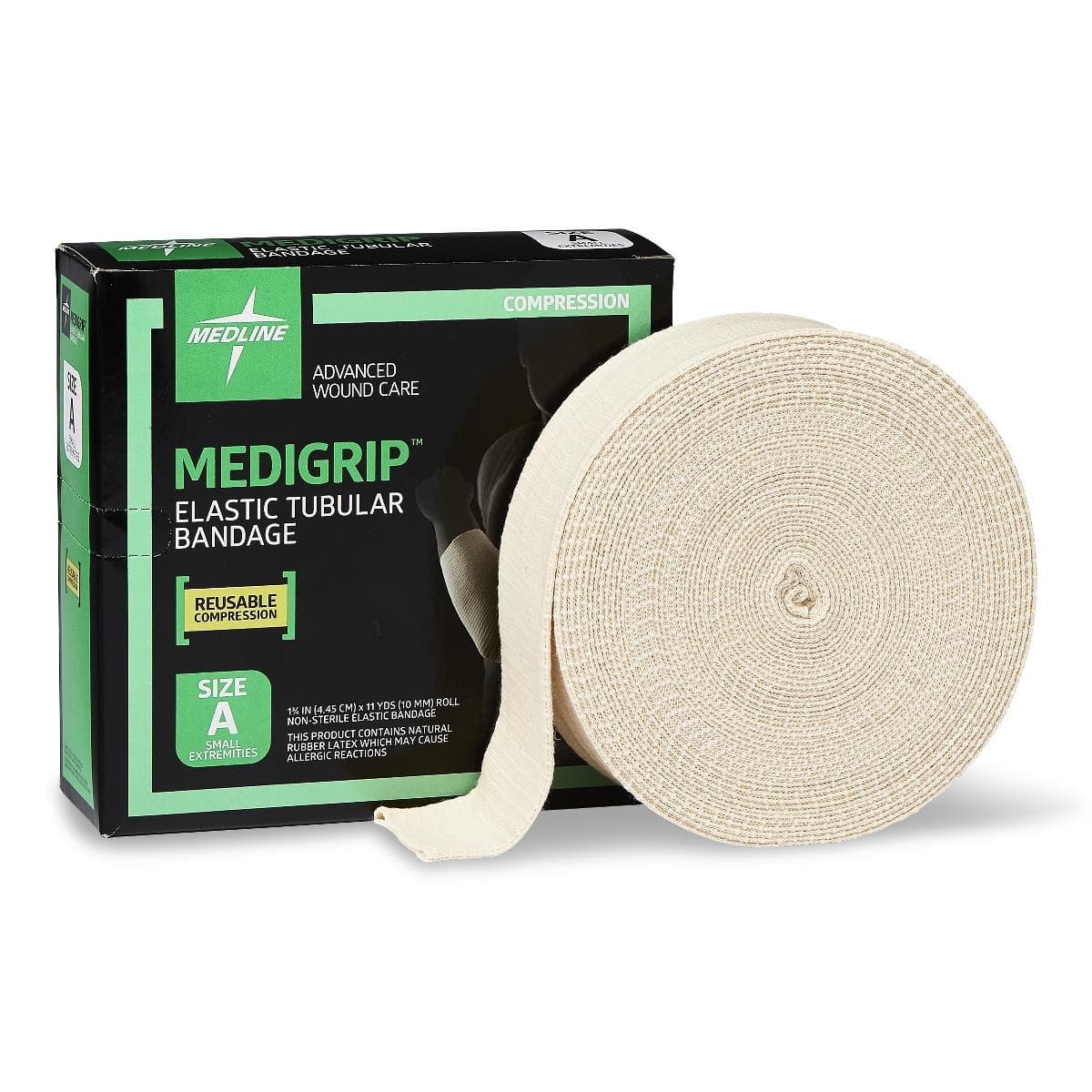 Medigrip Elastic Latex Tubular Support Bandage, Size A