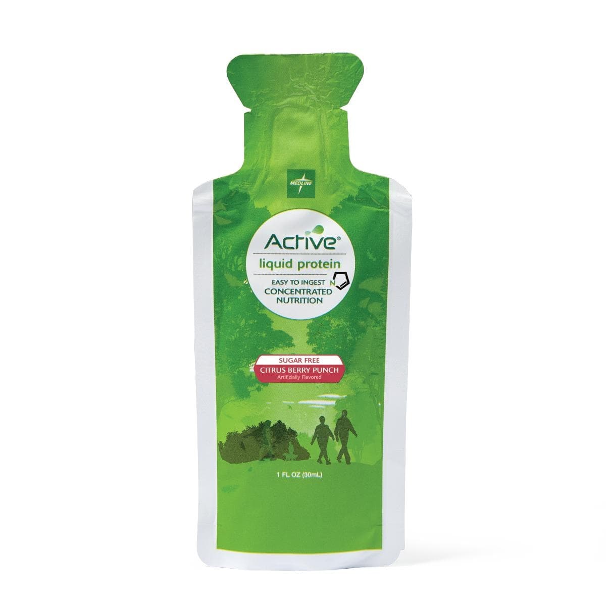 Active Liquid Protein Nutritional Supplement, Sugar-Free, Berry Flavor, 30 oz.