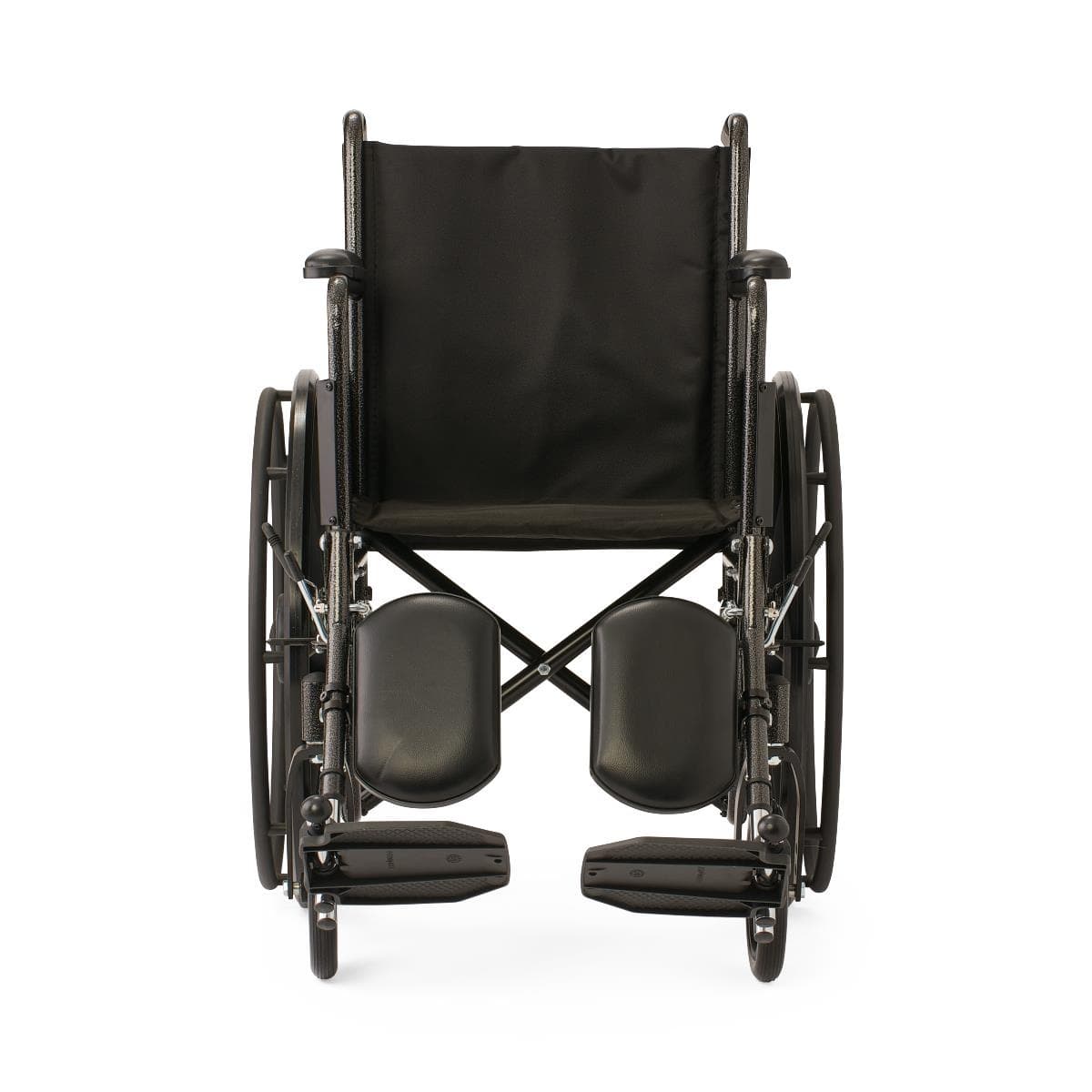 Medline K1 Wheelchair, Full-Length Permanent Arms, Elevating Leg Rests, 18"