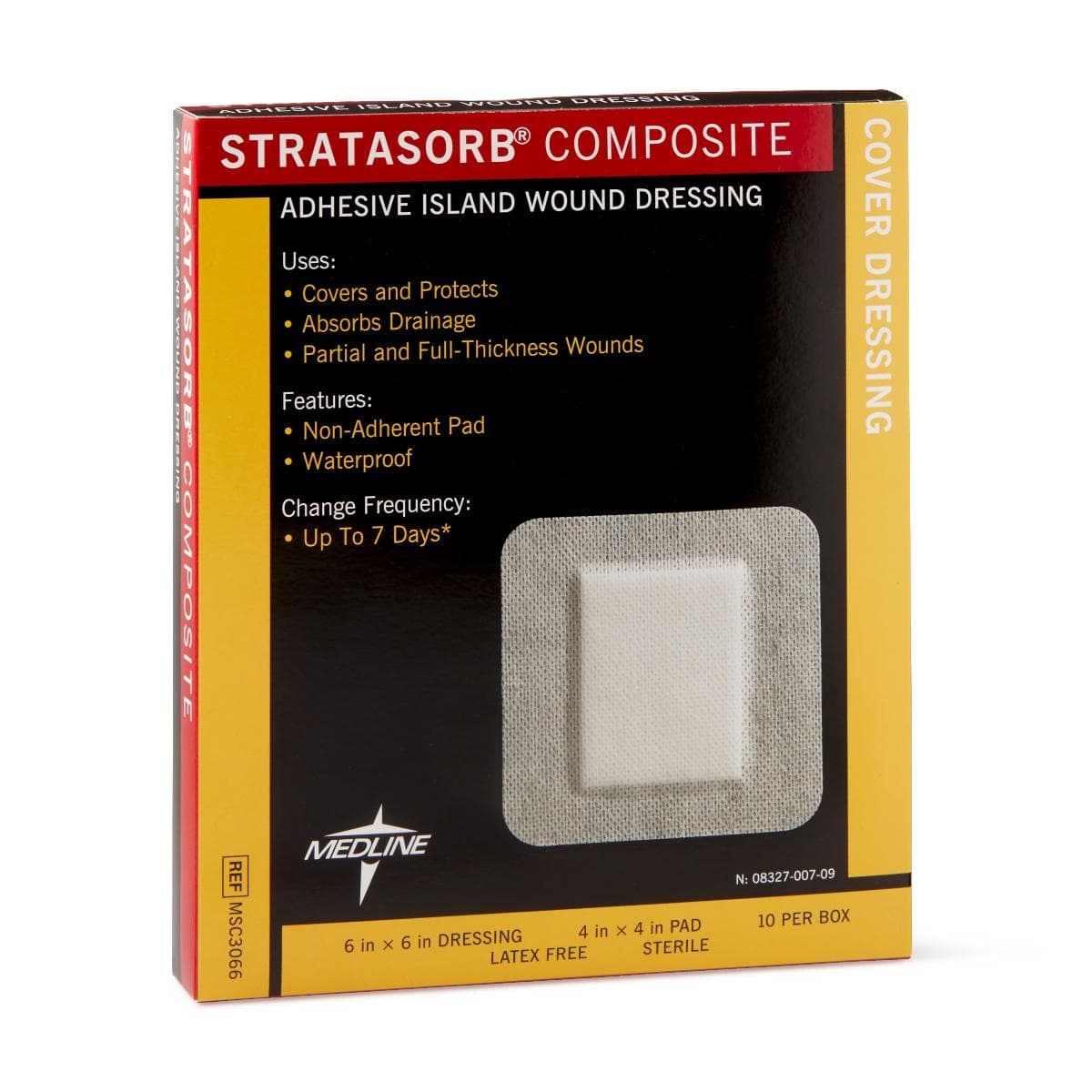 Medline Stratasorb Composite Adhesive Island Wound Dressings