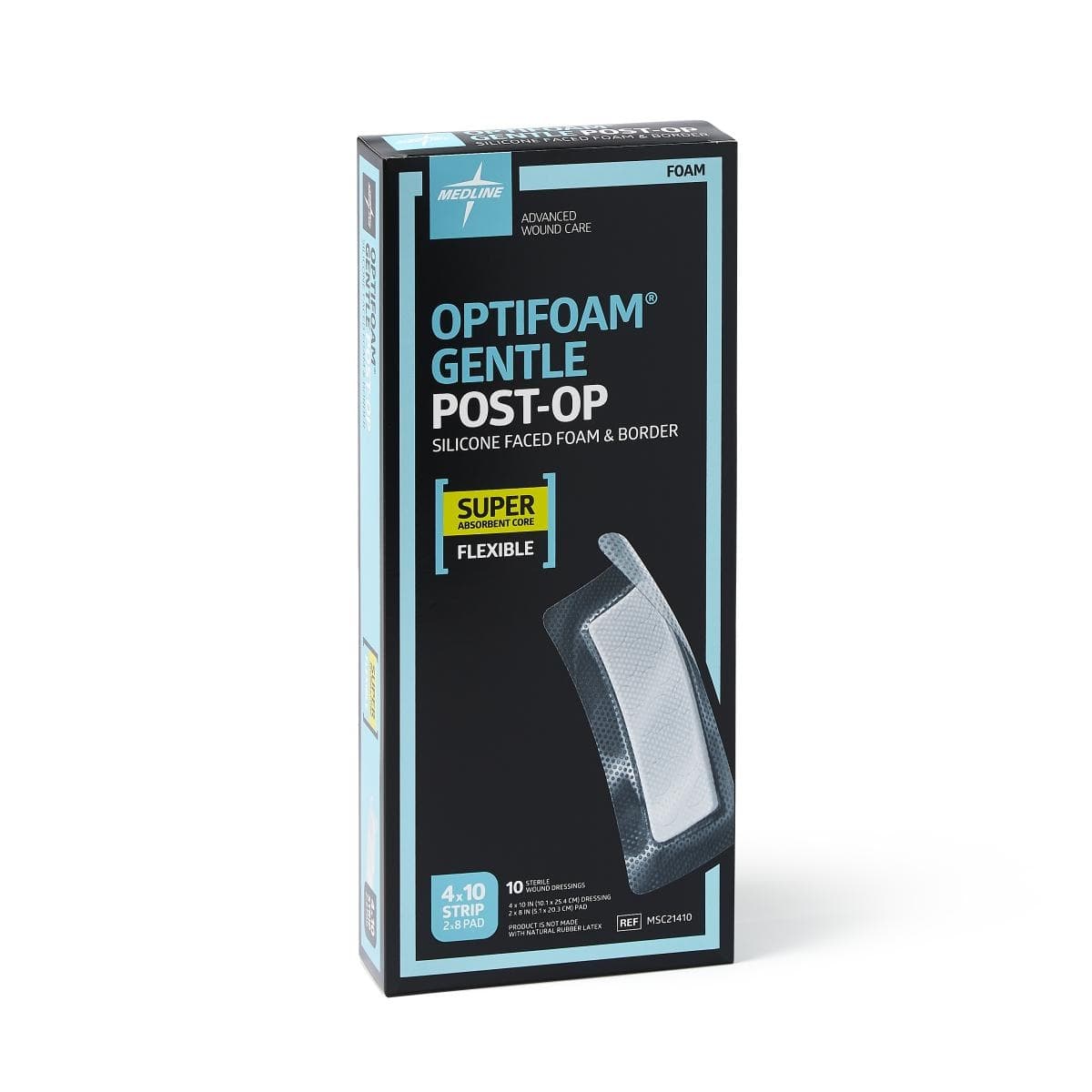 Optifoam Gentle Post-Op Silicone-Faced Foam Dressing