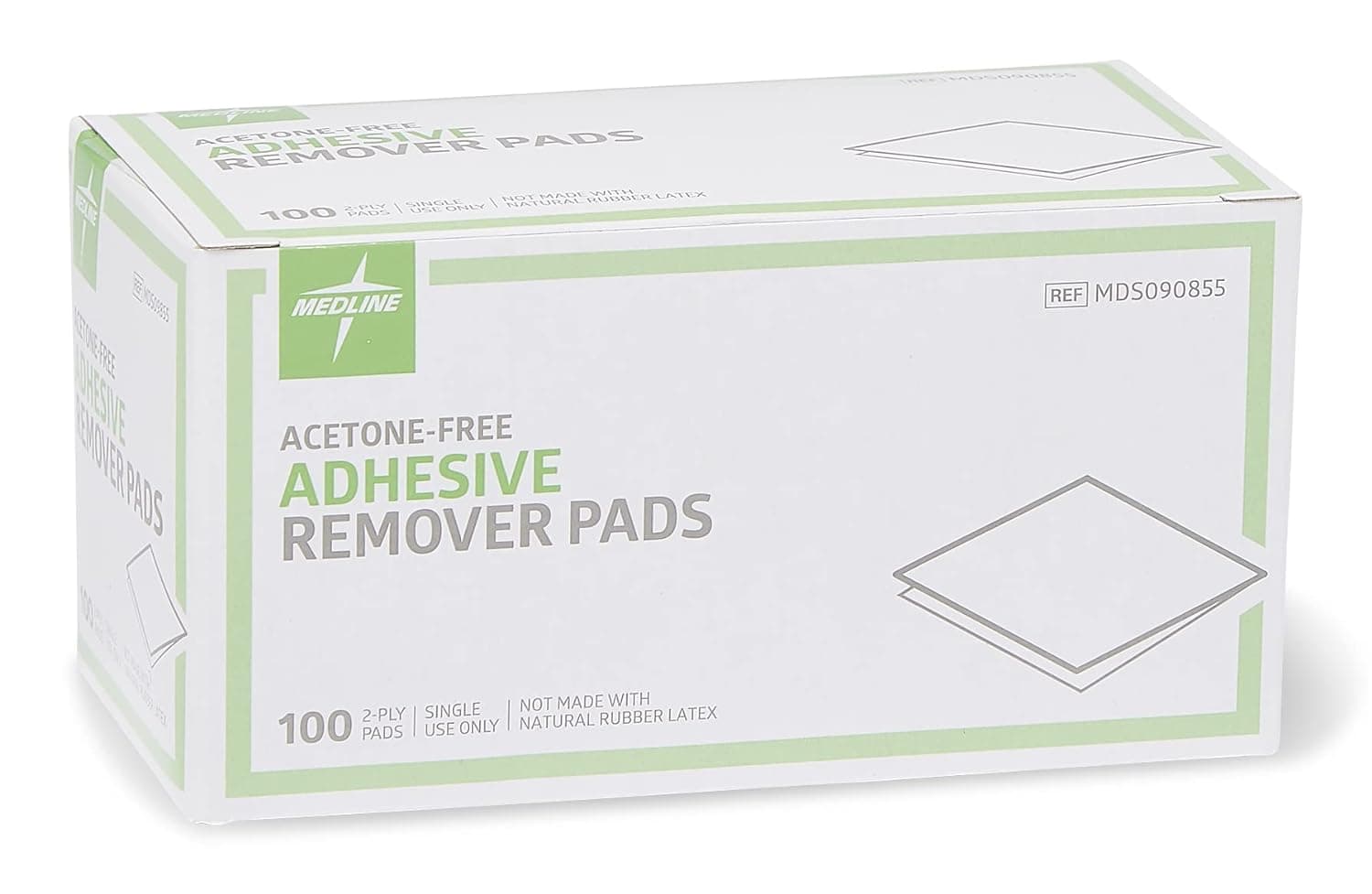 Medline Acetone-Free Adhesive Remover Pads