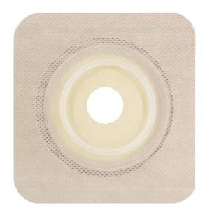 Securi-T USA Two-Piece Pre-Cut Standard Wear Wafer with Flexible Collar, 4" X 4"