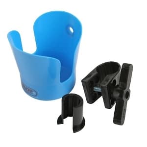 Medline ADL Cup Holder for Wheelchairs, Blue