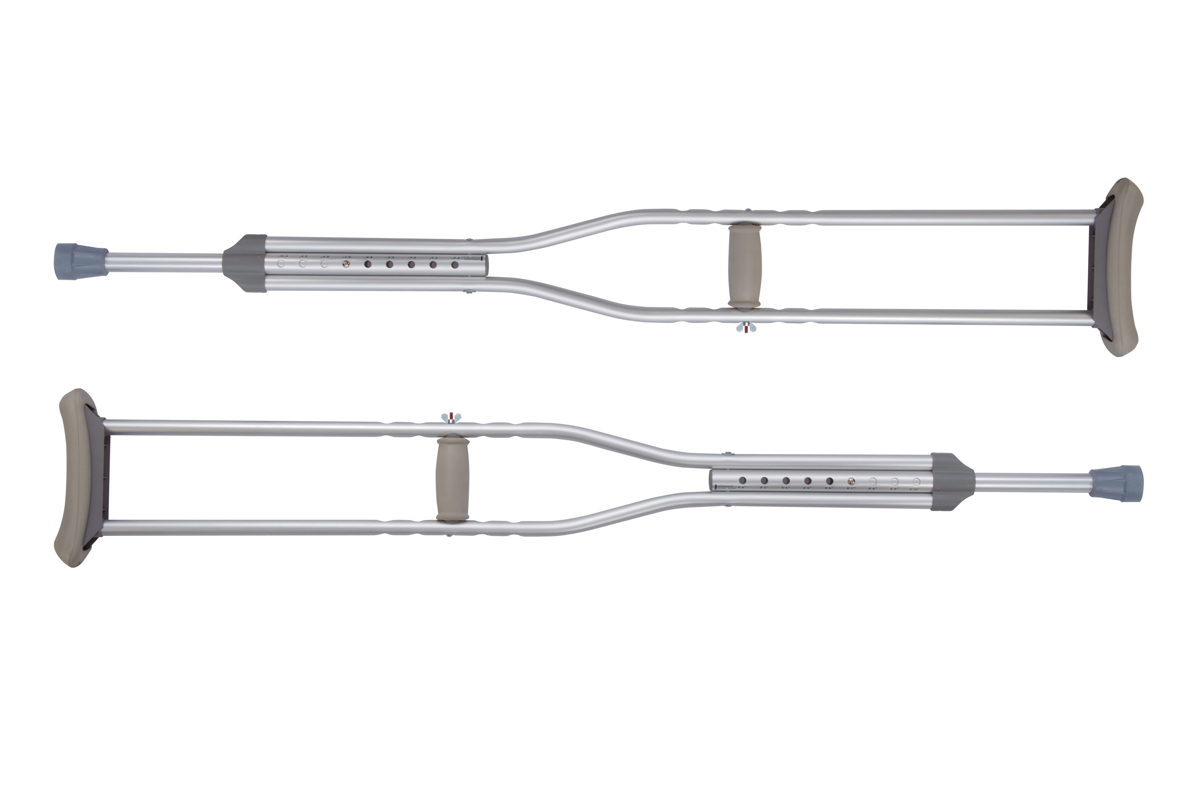 ProCare Aluminum Frame Adult Underarm Crutches