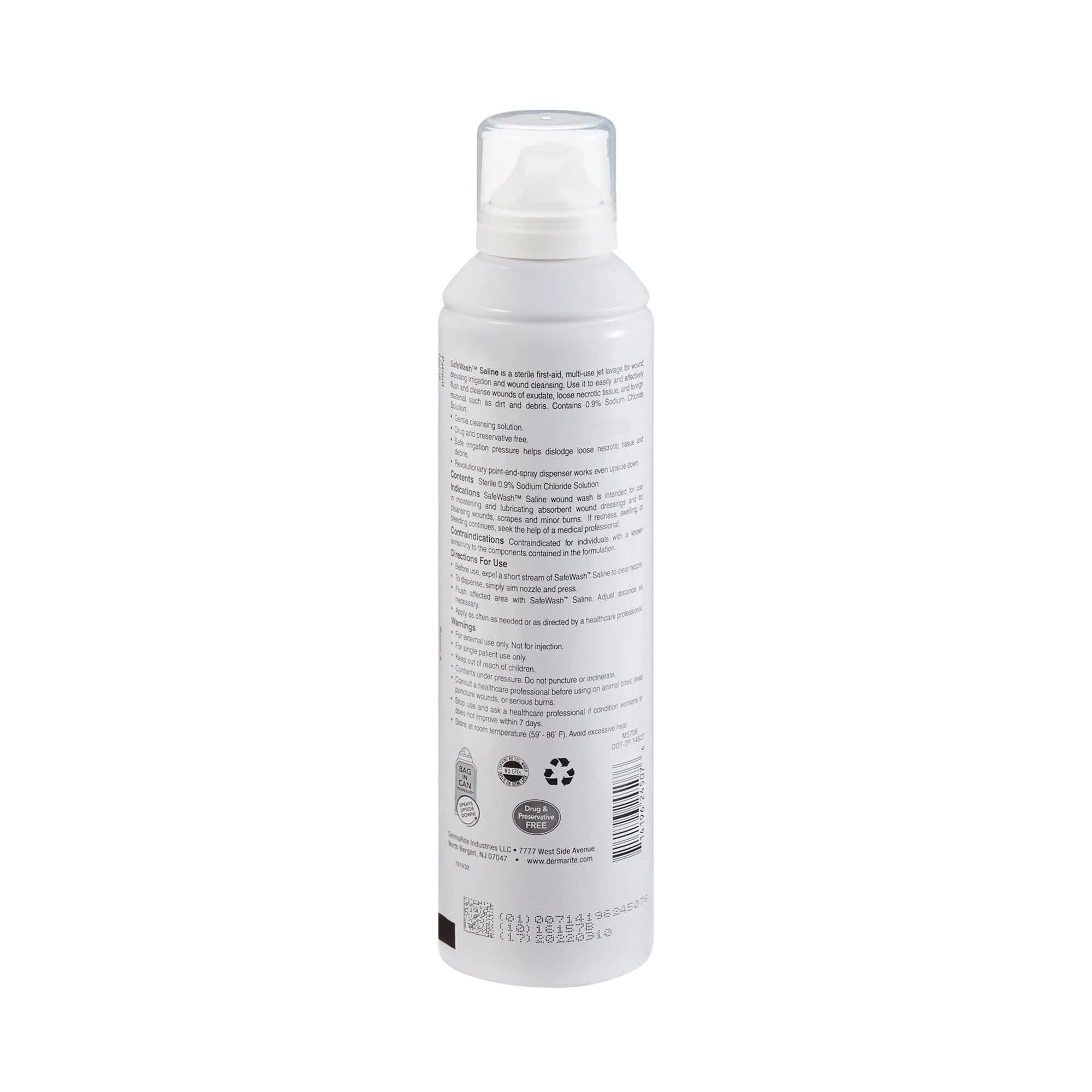 SafeWash Sterile Saline Wound Wash, 7.1 oz. Spray Can