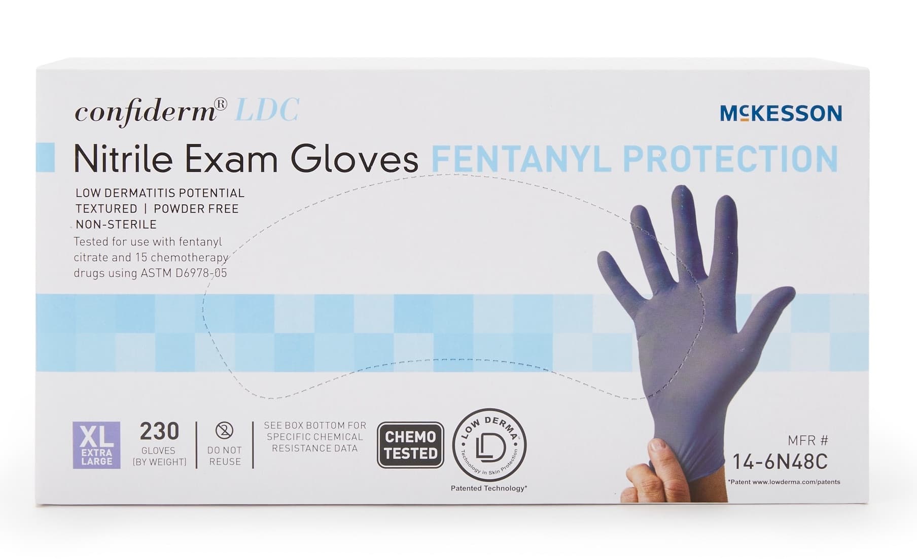 McKesson Confiderm Exam Glove LDC