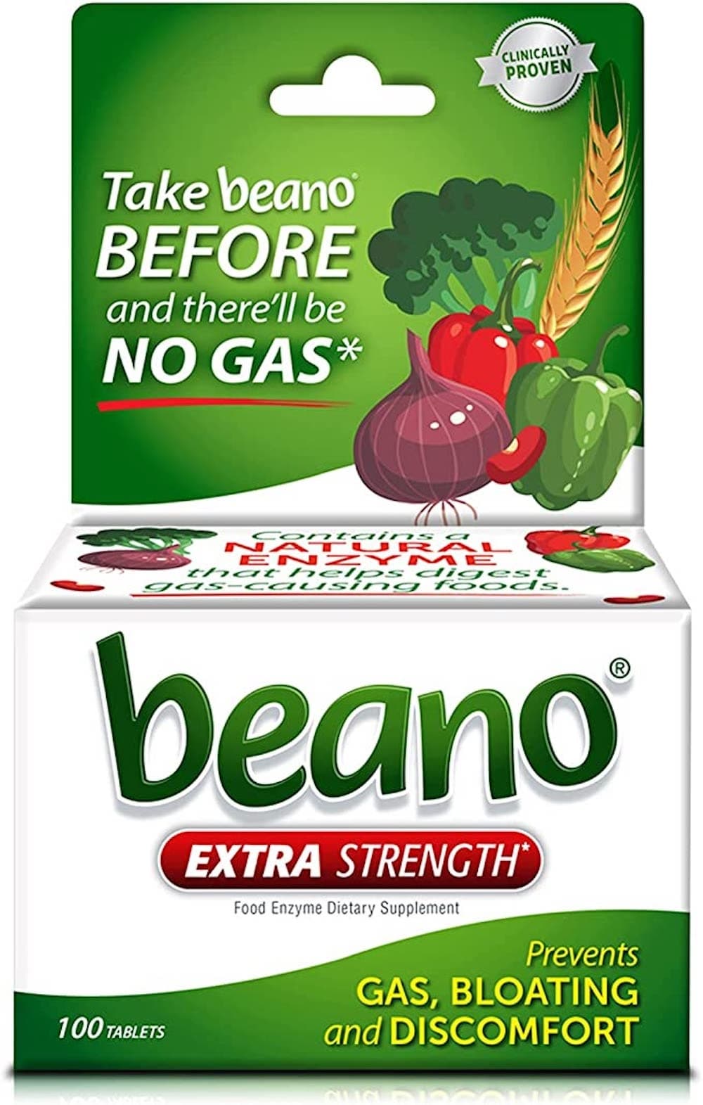 Beano Ultra 800, Gas Prevention and Digestive Enzyme Supplement