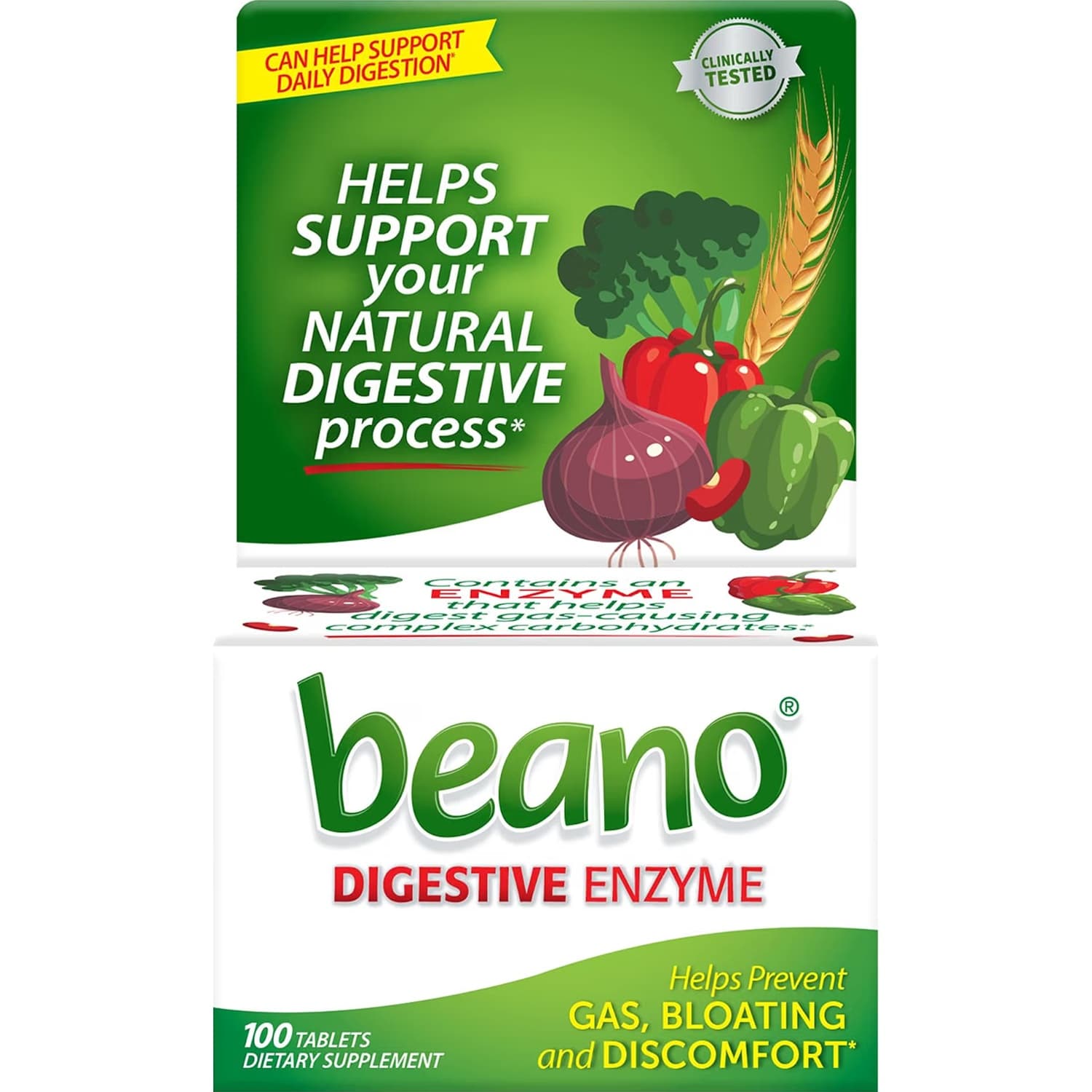 Beano Ultra 800, Gas Prevention and Digestive Enzyme Supplement