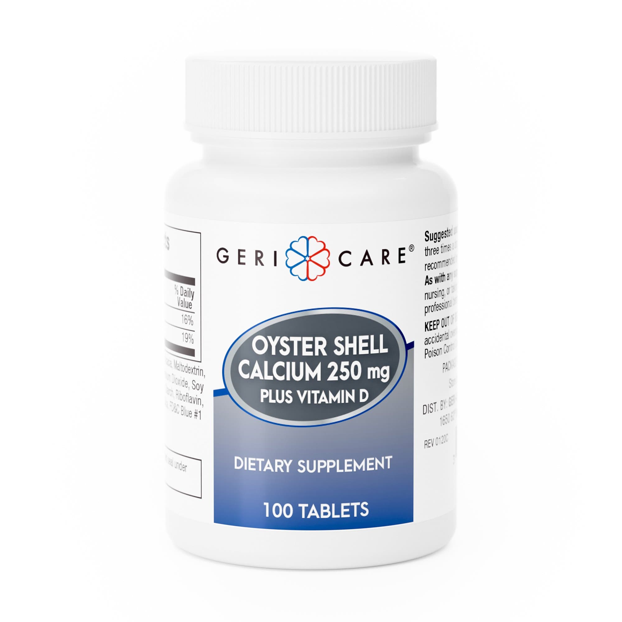 Geri-Care Oyster Shell Calcium, 250mg