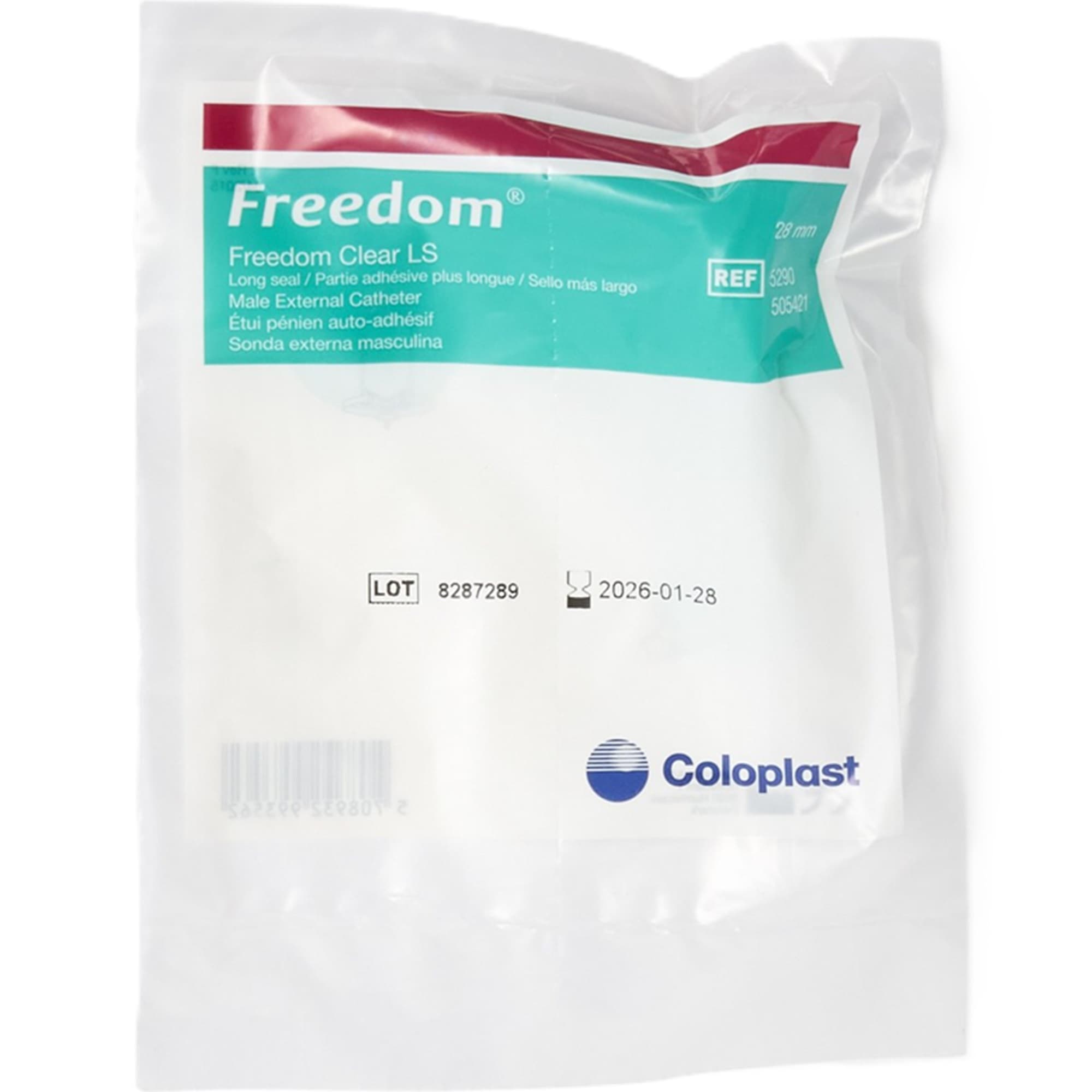 Coloplast Freedom Clear LS Male External Catheter