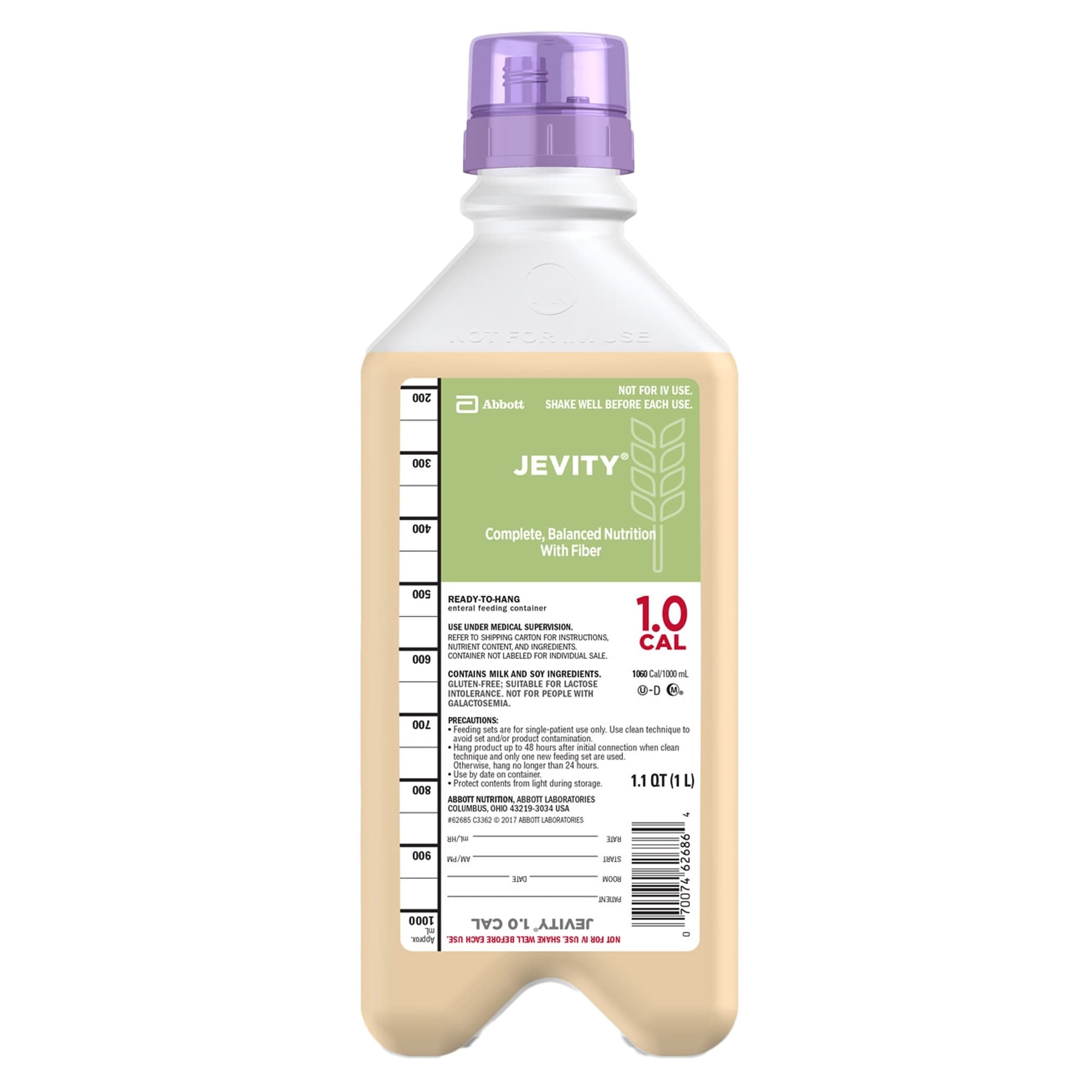 Jevity 1.0 Cal Tube Feeding Formula