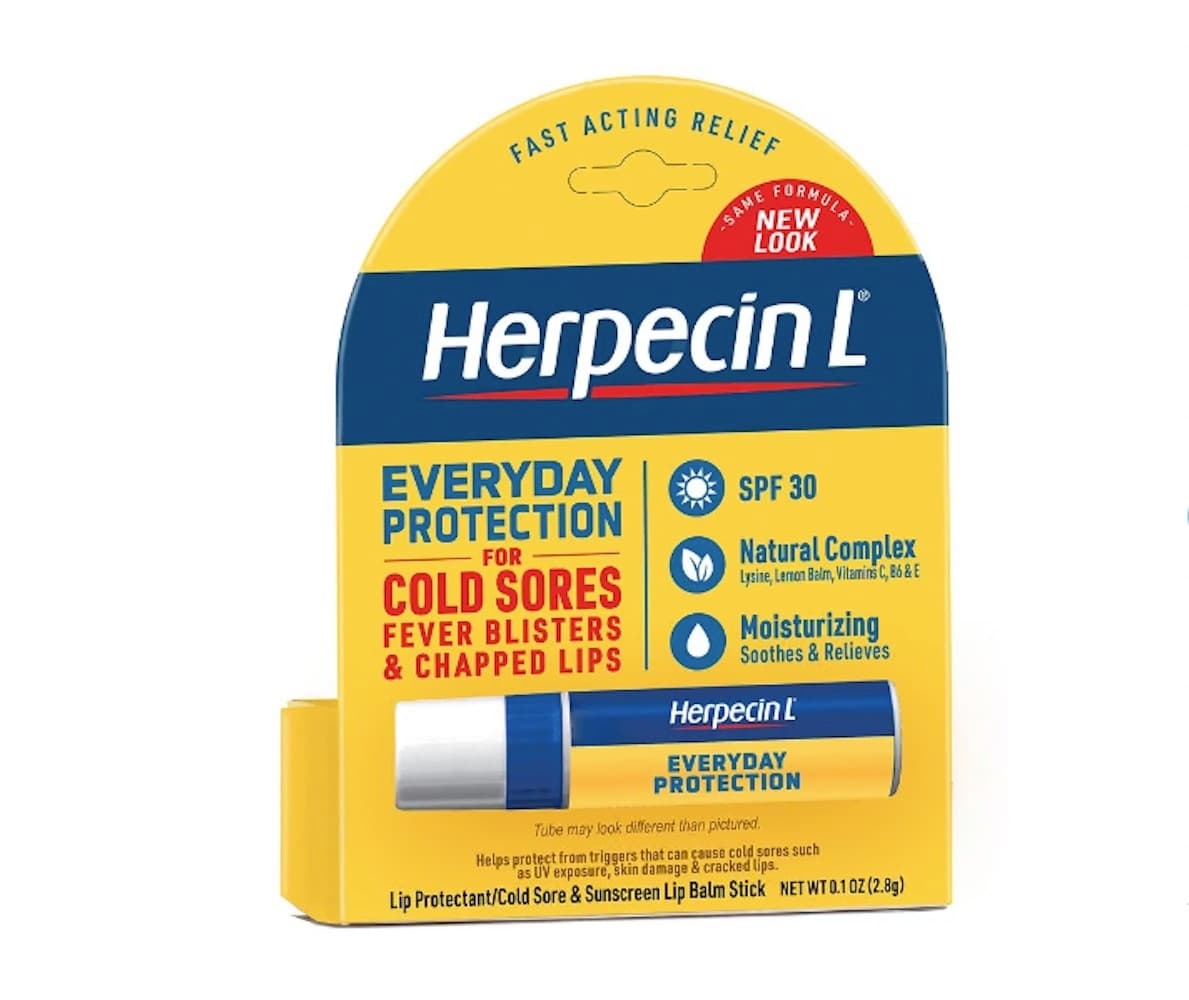 Herpecin L Cold Sore Relief Lip Balm Stick, SPF 30
