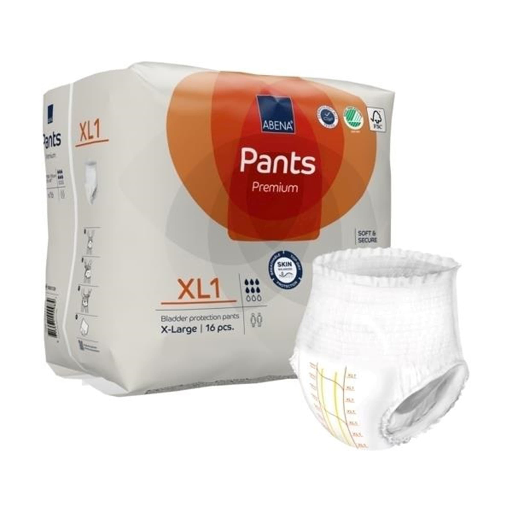 Abena Pants Pull-Up Underwear, Level 1s