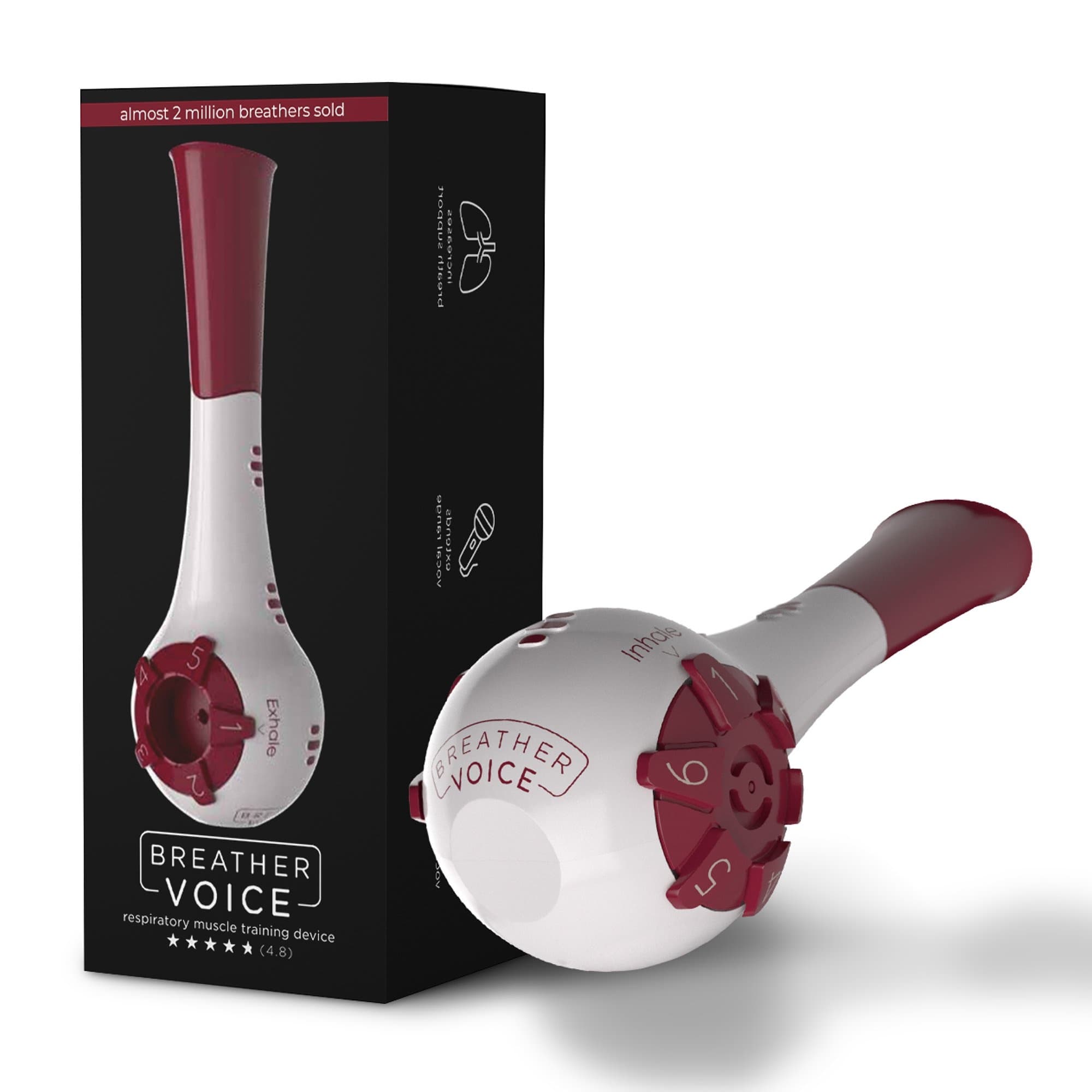 Breather Voice Respiratory Exerciser Device
