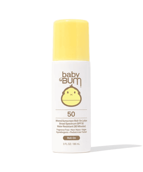 Baby Bum Roll-On Mineral Sunscreen, SPF 50