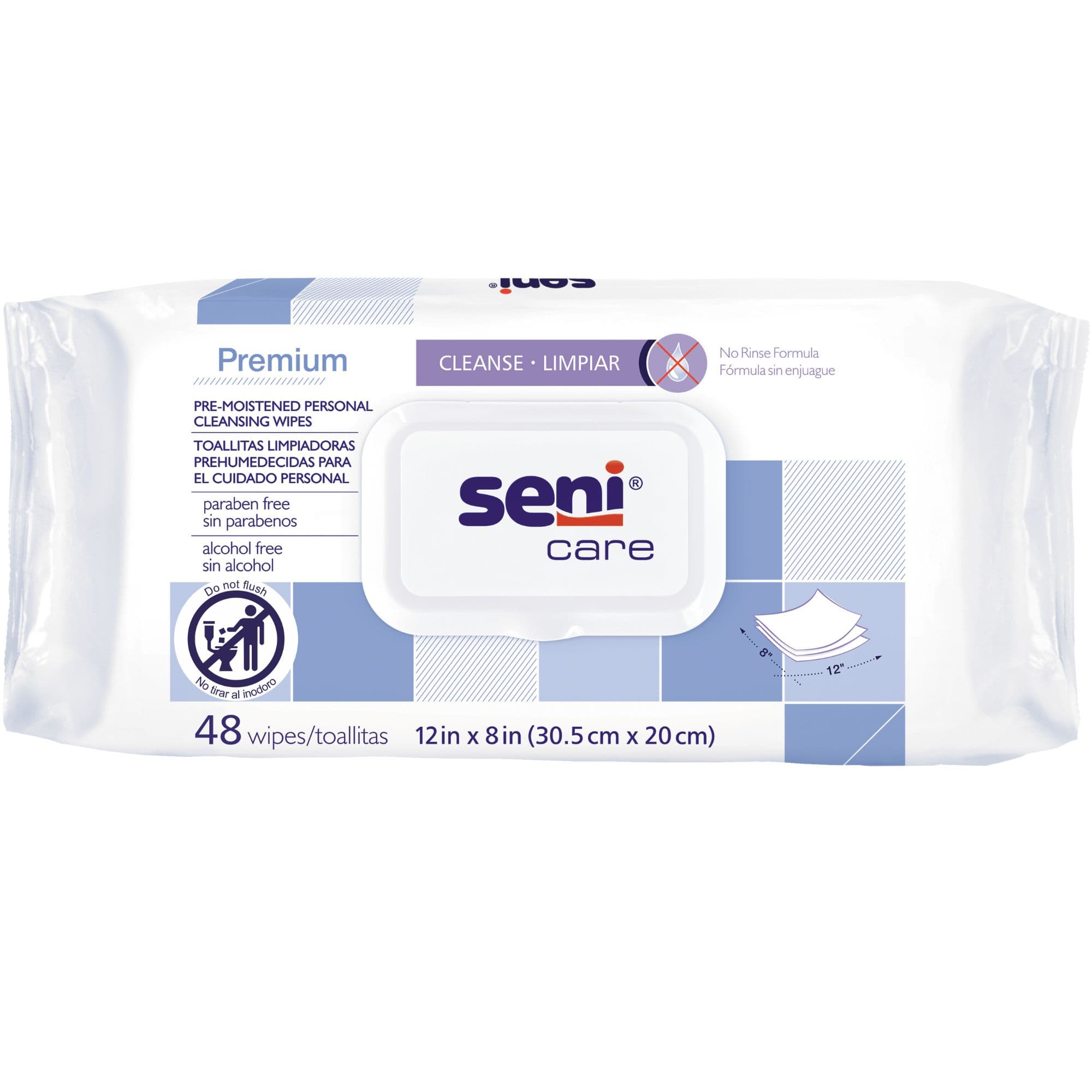 Seni Care Premium Pre-Moistened Personal Cleansing Wipes