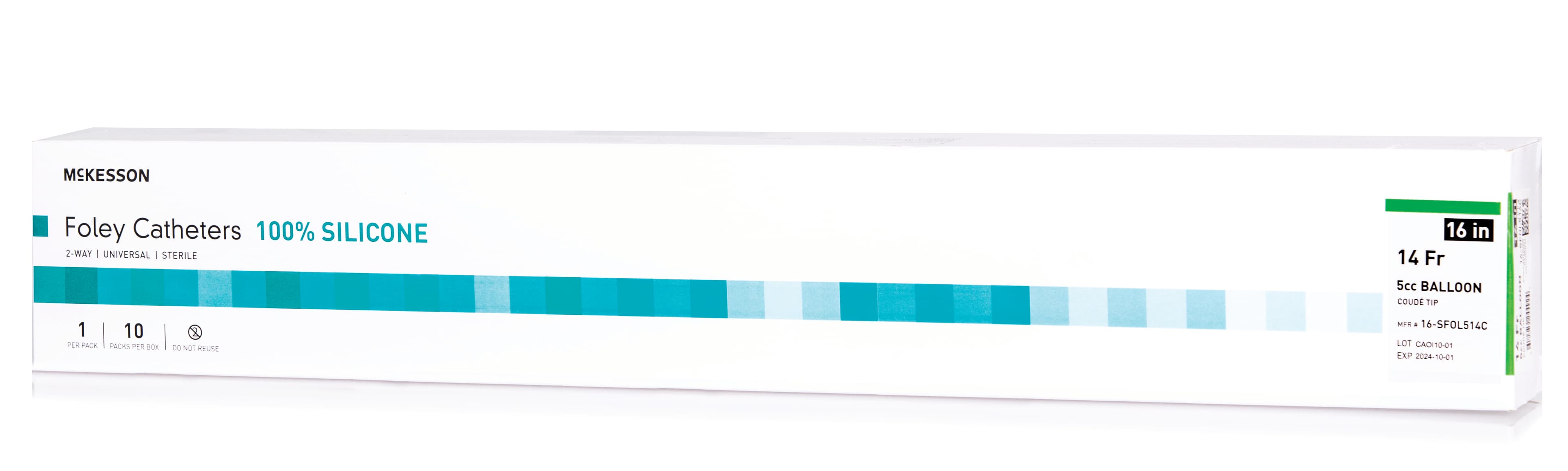 McKesson Foley Catheter, 2-Way Coude Tip, 5 cc Balloon