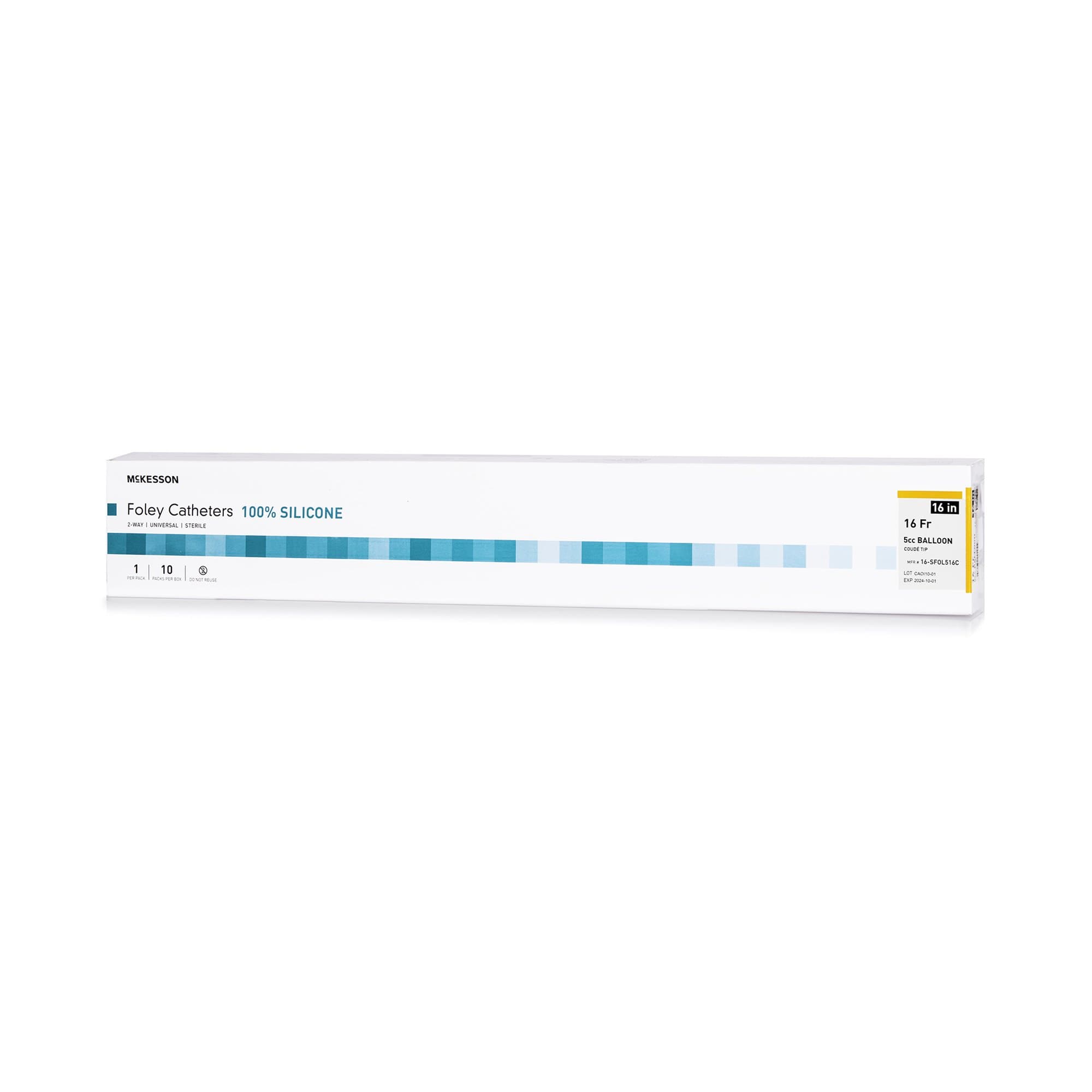 McKesson Foley Catheter, 2-Way Coude Tip, 5 cc Balloon