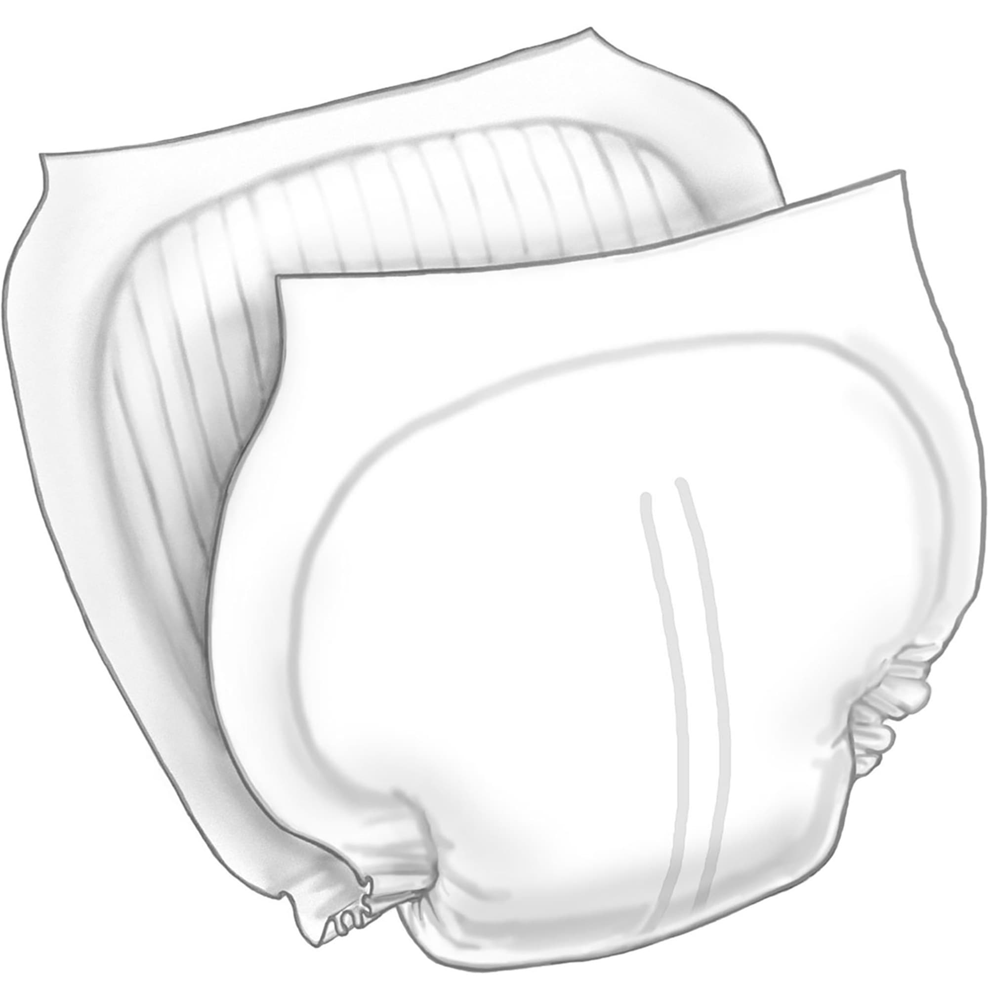 Wings Adult Unisex Disposable Incontinence Liner, Moderate Absorbency