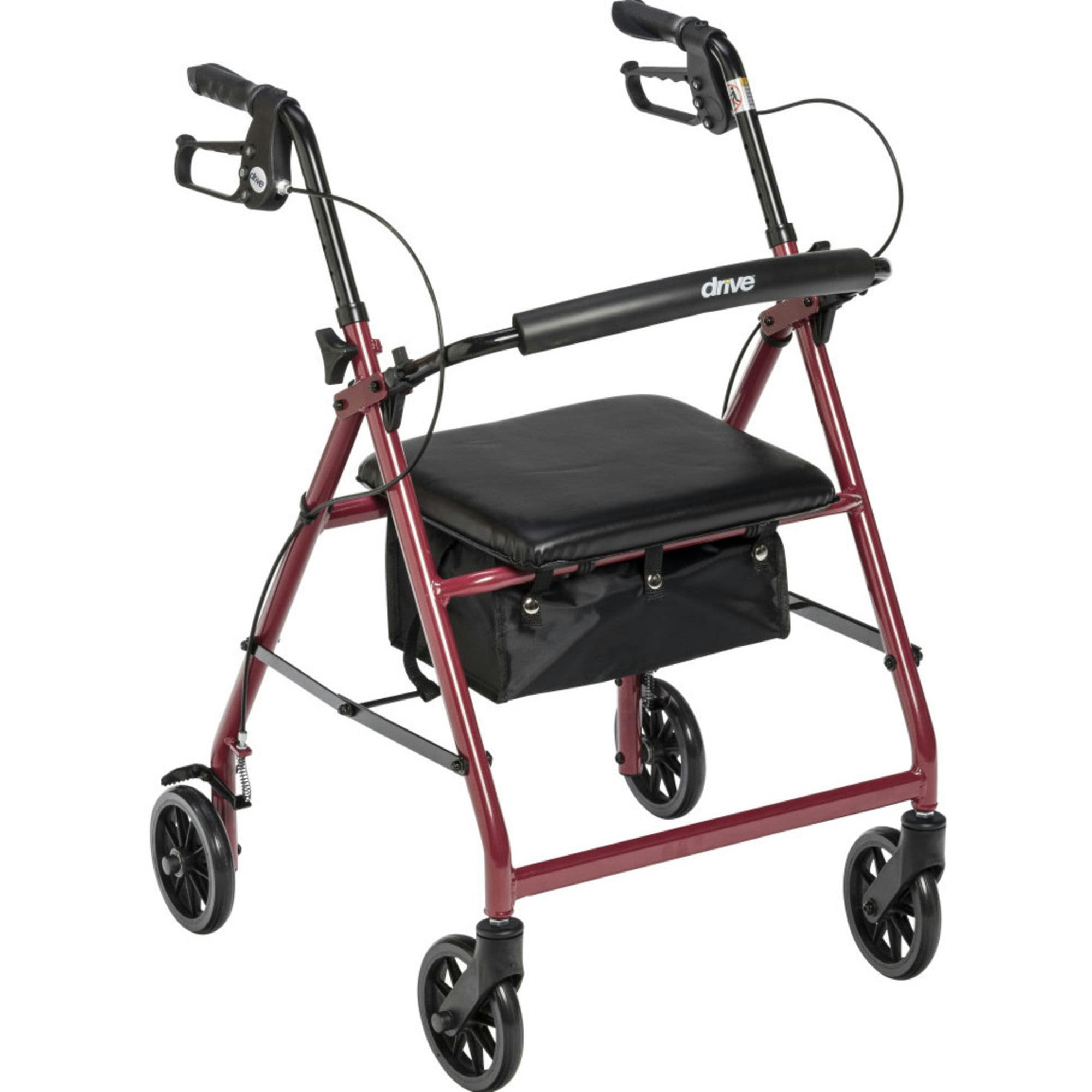 Drive Aluminum Rollator, 6' Casters