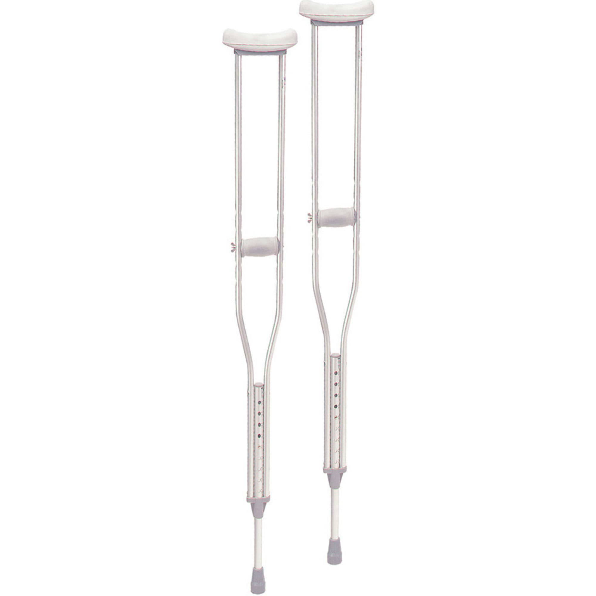 Drive Aluminum Crutches with Underarm Pad and Handgrip