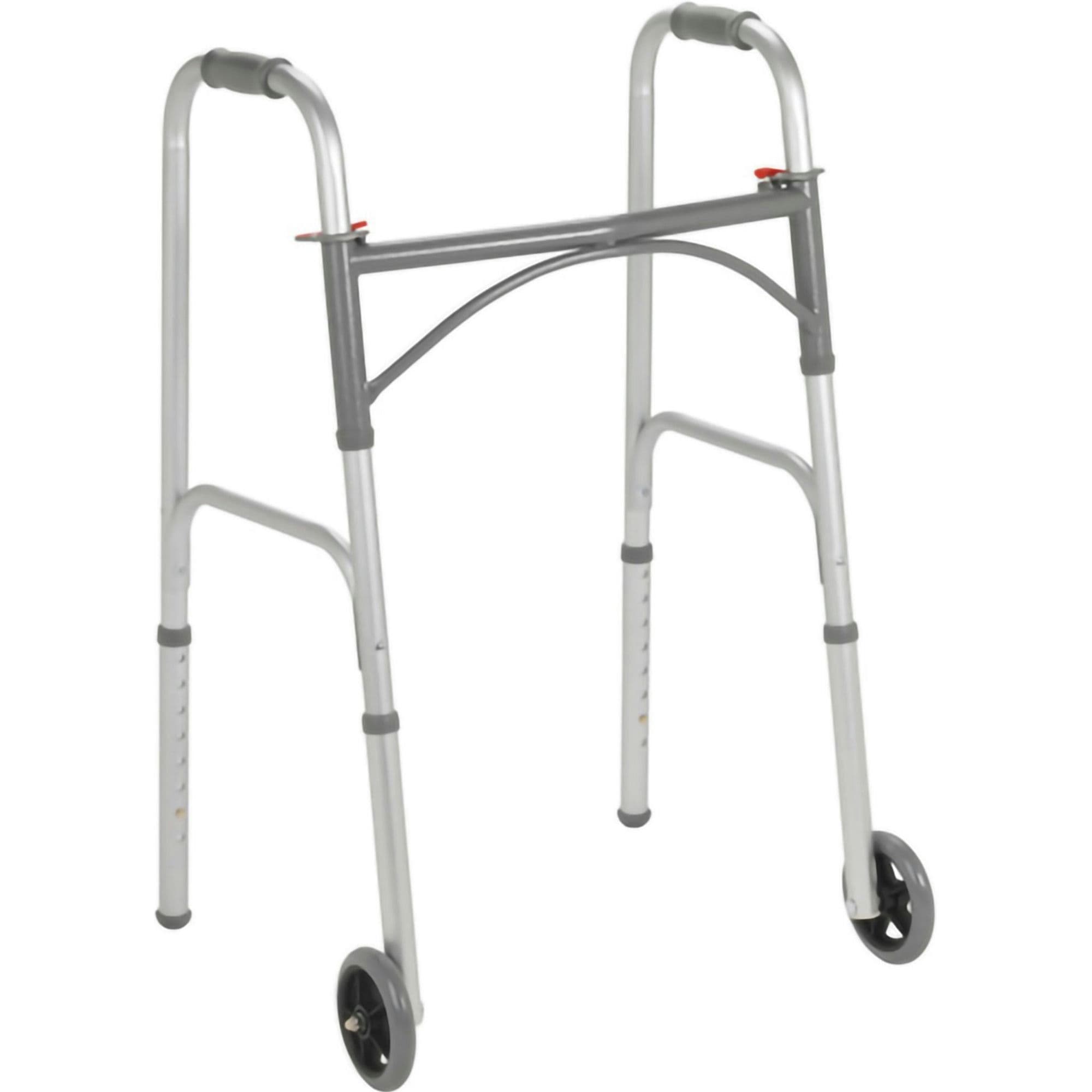 McKesson Adjustable Height Steel Walker, 32-39"