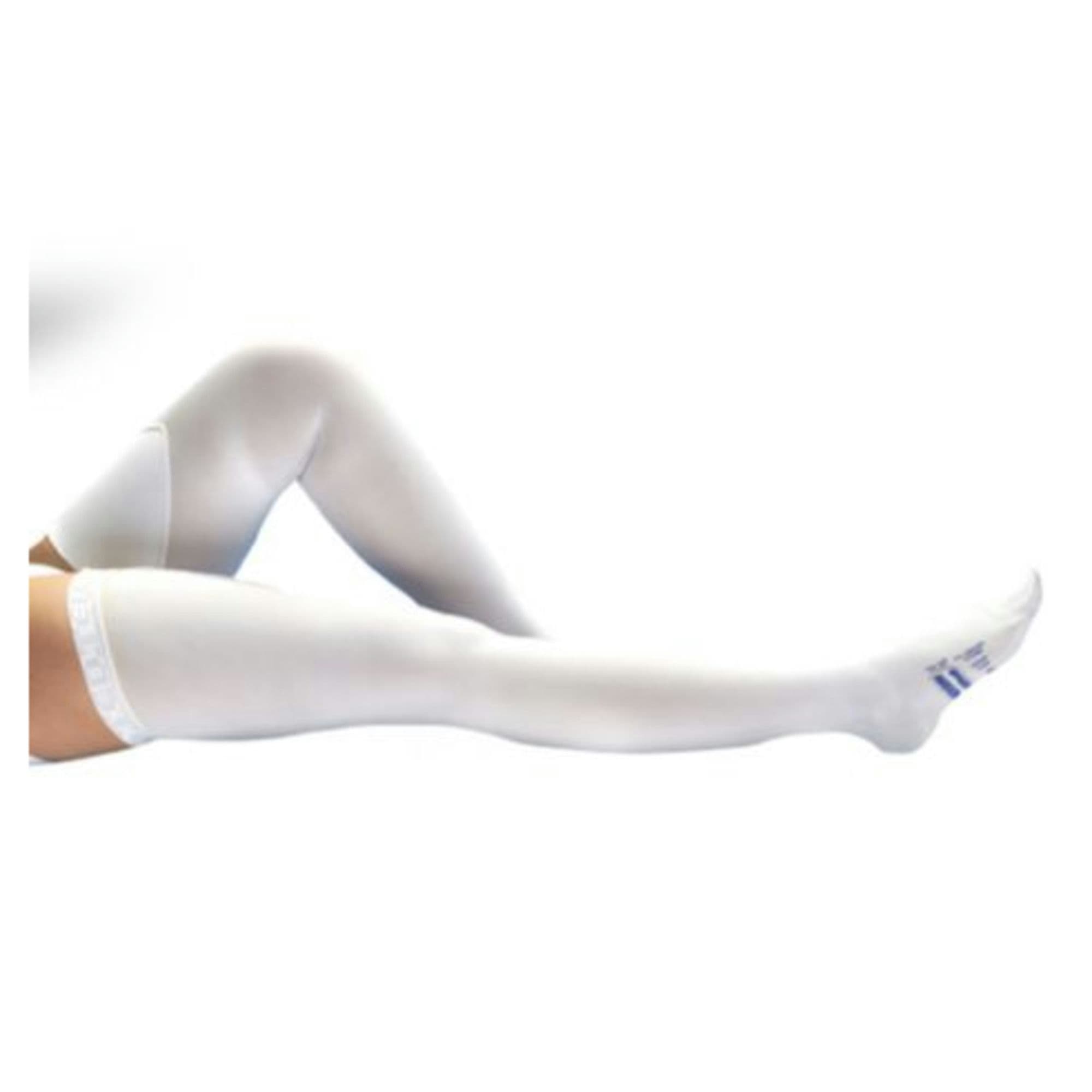 T.E.D. Anti-Embolism Inspection Toe Thigh High Stocking for Acute Care, Short