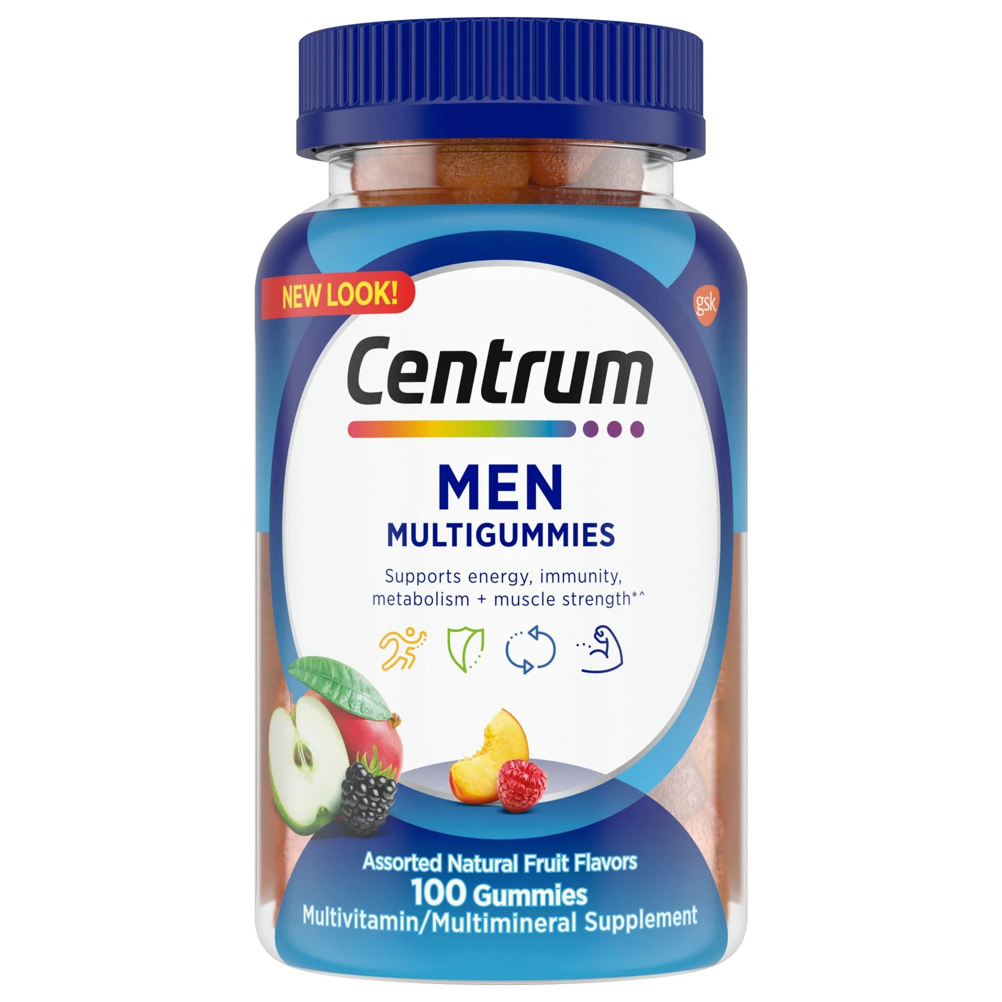 Centrum Men Multigummies Multivitamin & Multimineral Supplement