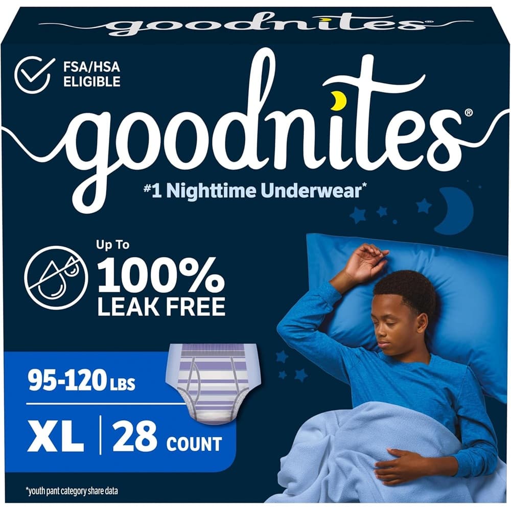 GoodNites NightTime Underwear for Boys