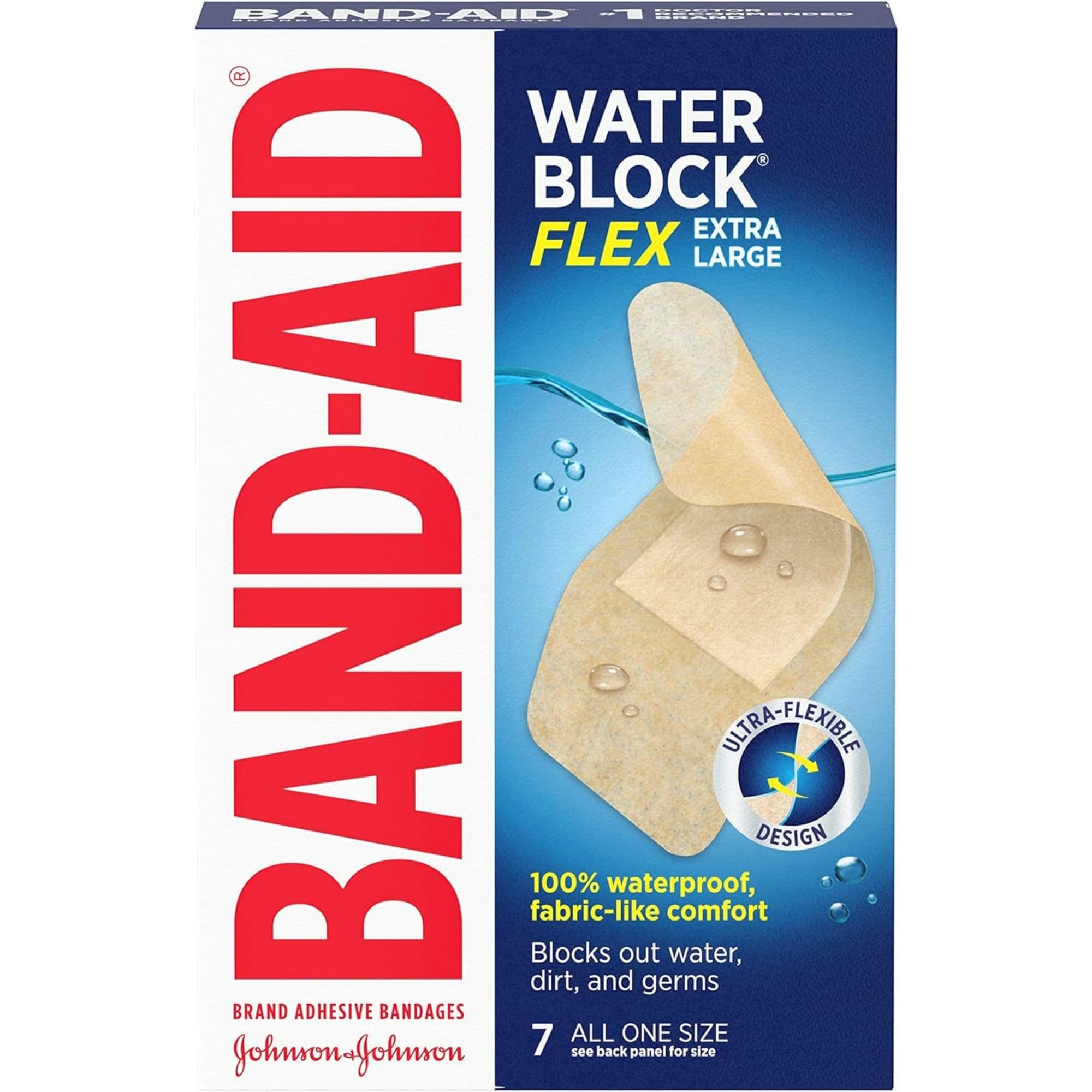 Band-Aid Water Block Flex Adhesive Bandages