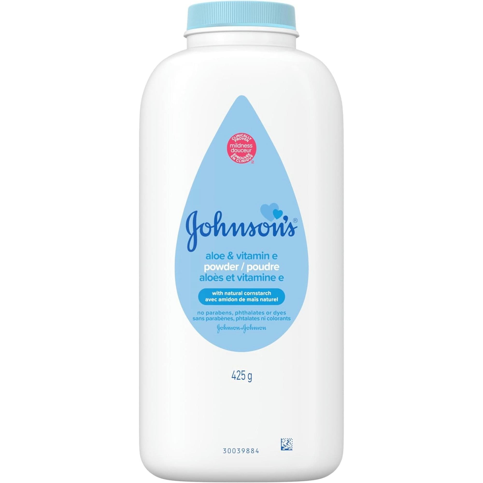 Johnson's Aloe and Vitamin E Baby Powder