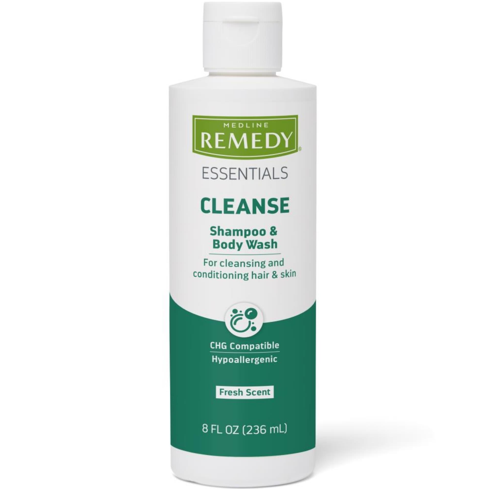 Medline Remedy Essentials Shampoo & Body Wash, Kiwi Mango Scented