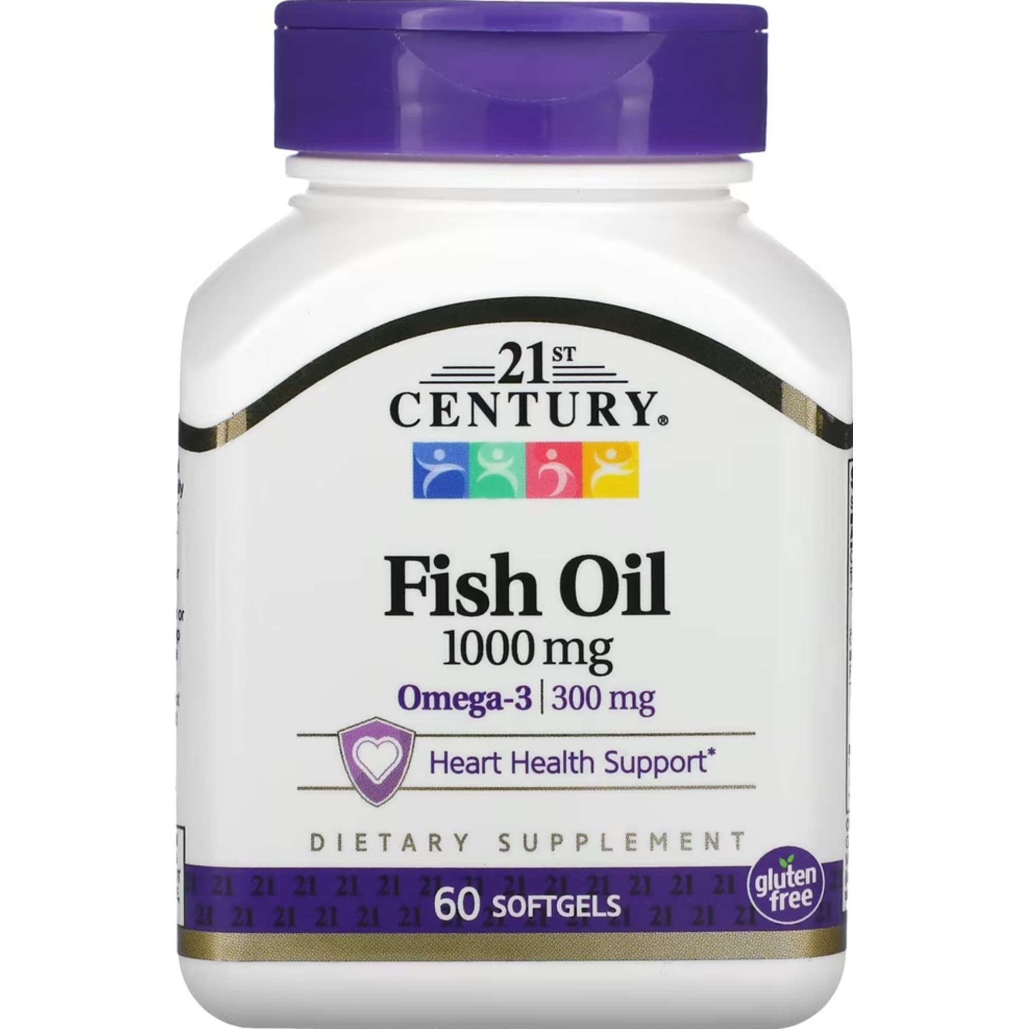 21st Century Omega 3 Fish Oil Dietary Supplement, 1000 mg