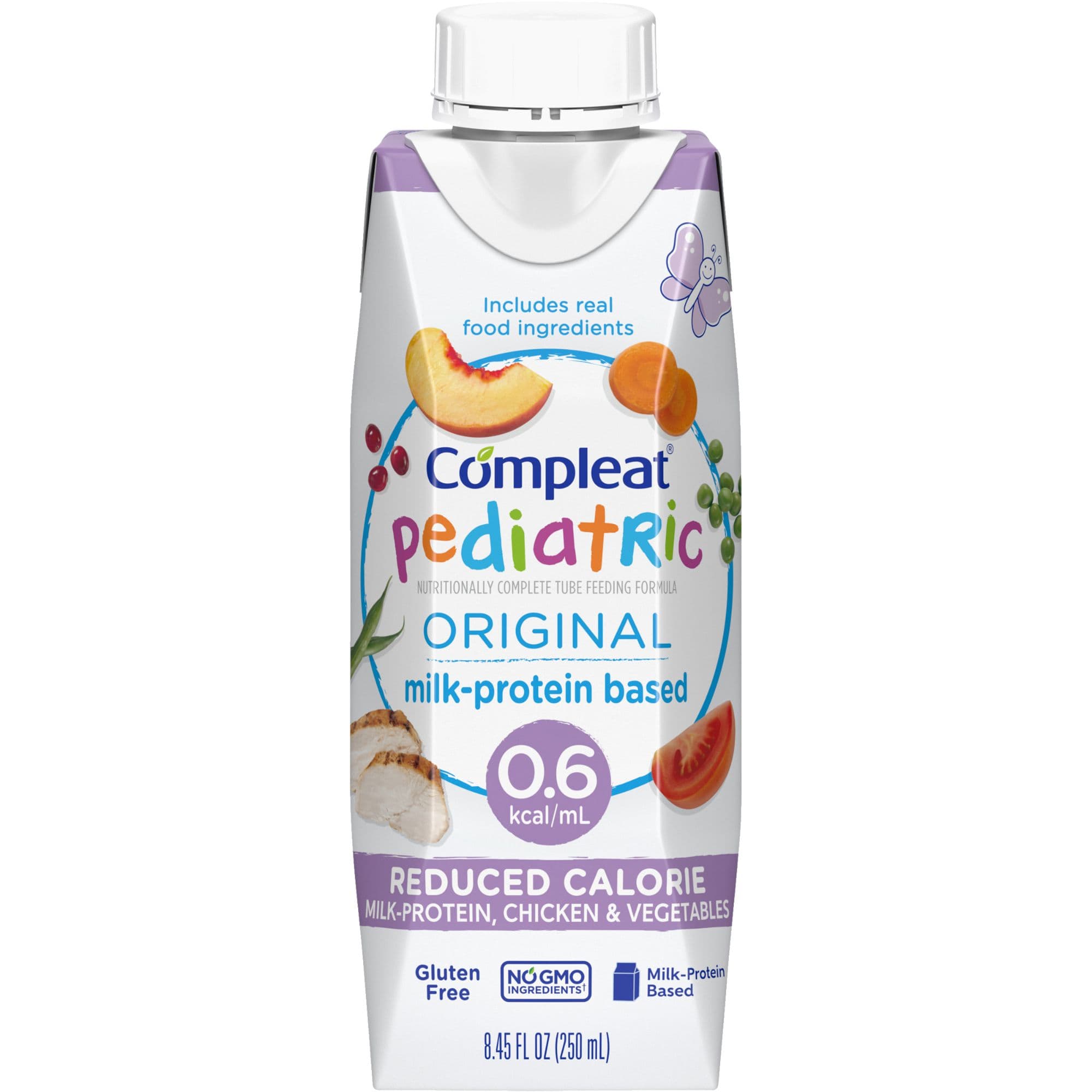 Compleat Pediatric Reduced Calorie Nutritionally Complete Tube Feeding Formula, 8.45 oz.