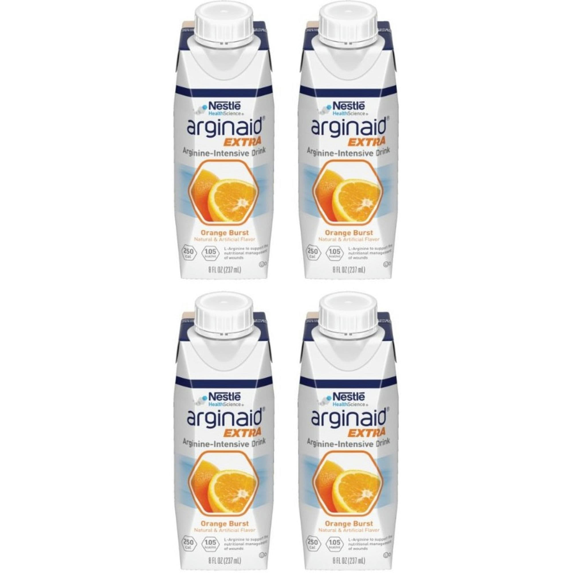 Arginaid Extra Arginine-Intensive Drink, Orange Burst, 8 oz.