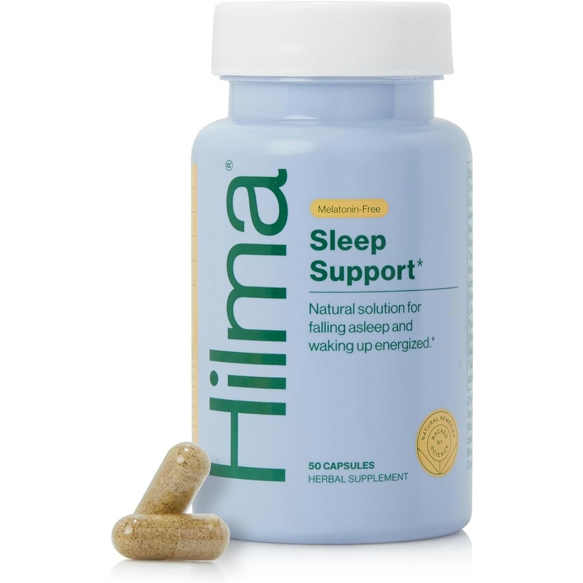Hilma Natural Melatonin Free Sleep Support Supplement