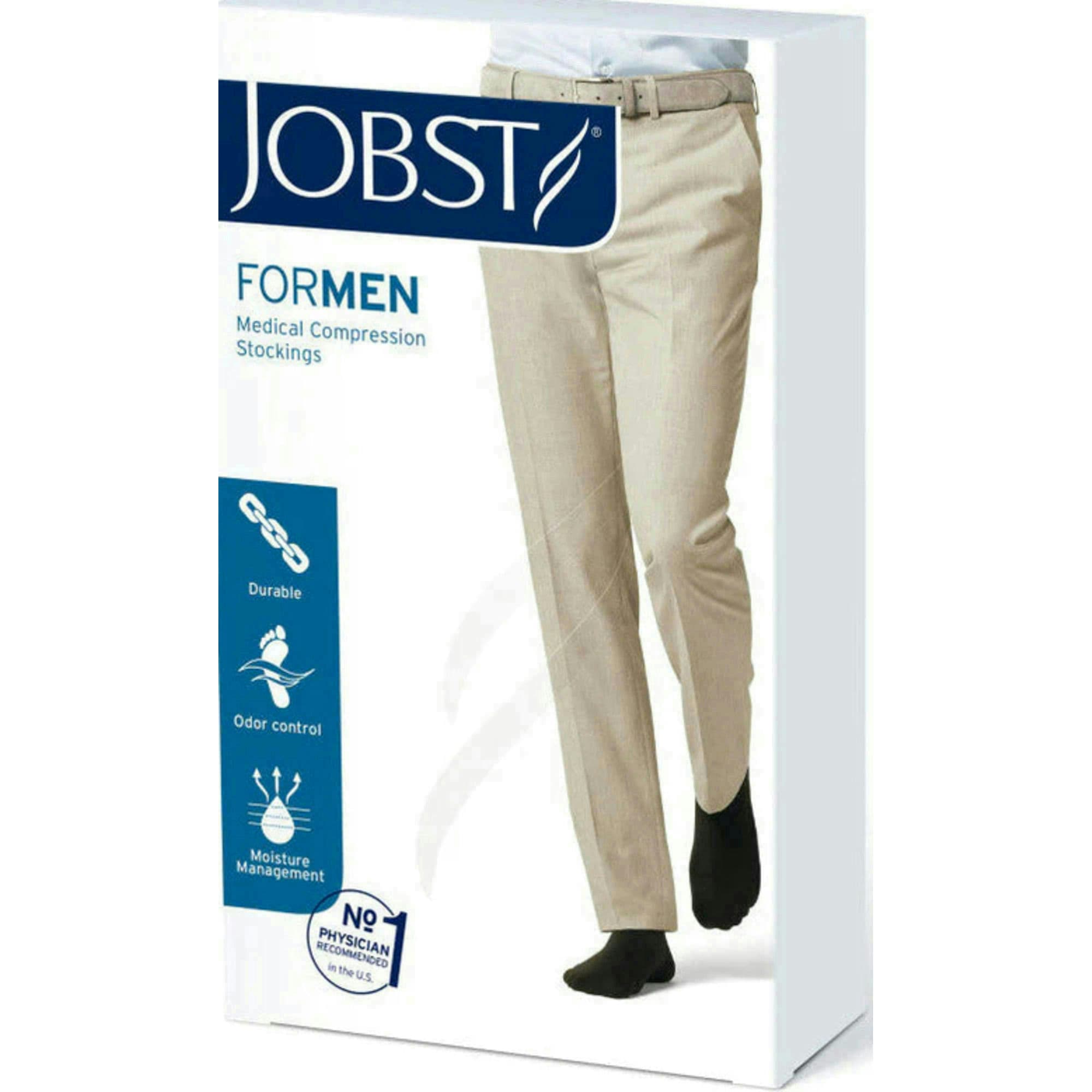 JOBST ForMen Knee High Medical Compression Stockings, 20-30 mmHg