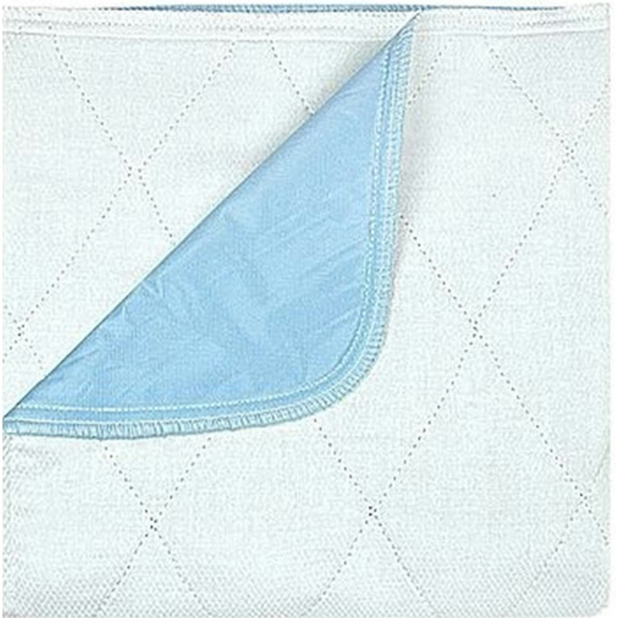 Beck's Classic Birdseye Reusable Underpad, Blue, Moderate Absorbency