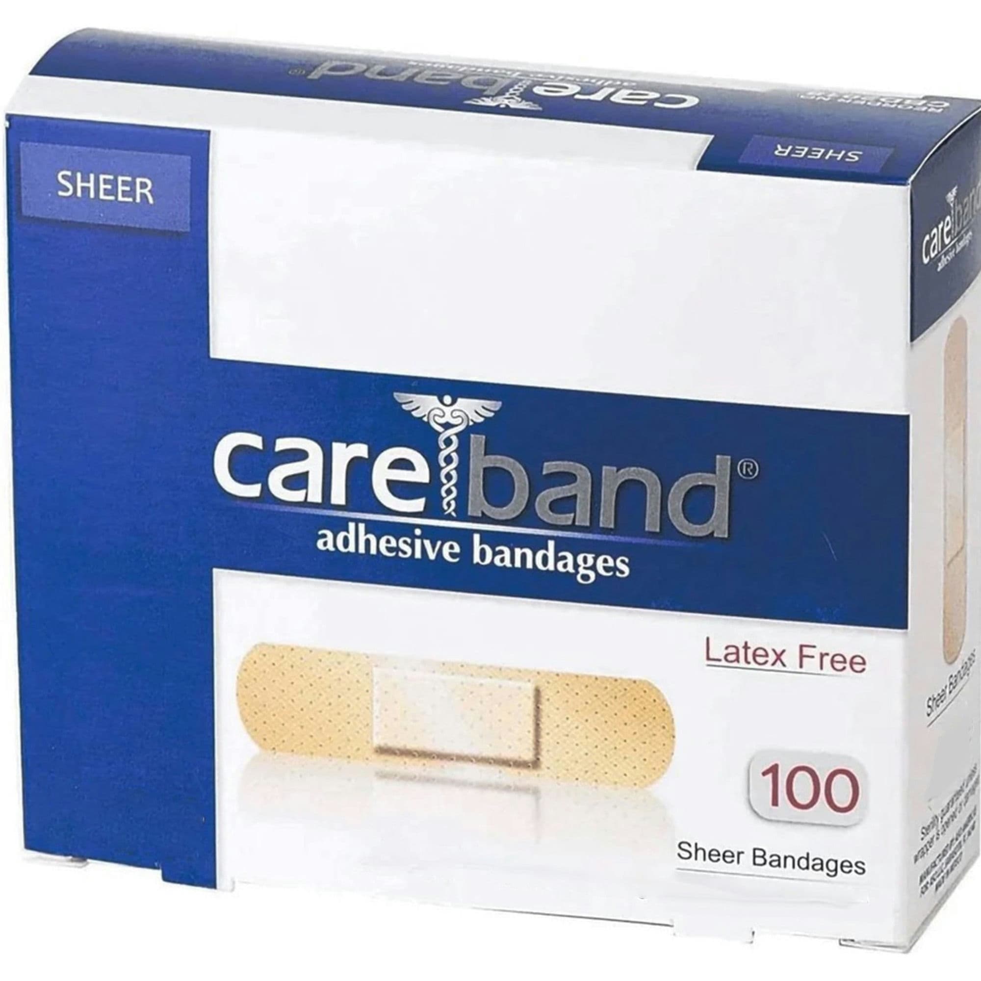 Careband Adhesive Bandages, .75 X 3"