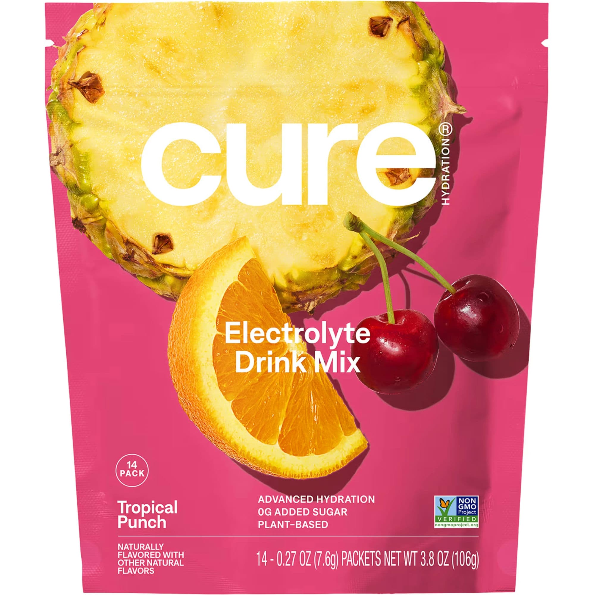 Cure Hydration Electrolyte Drink Mix, Tropical Punch