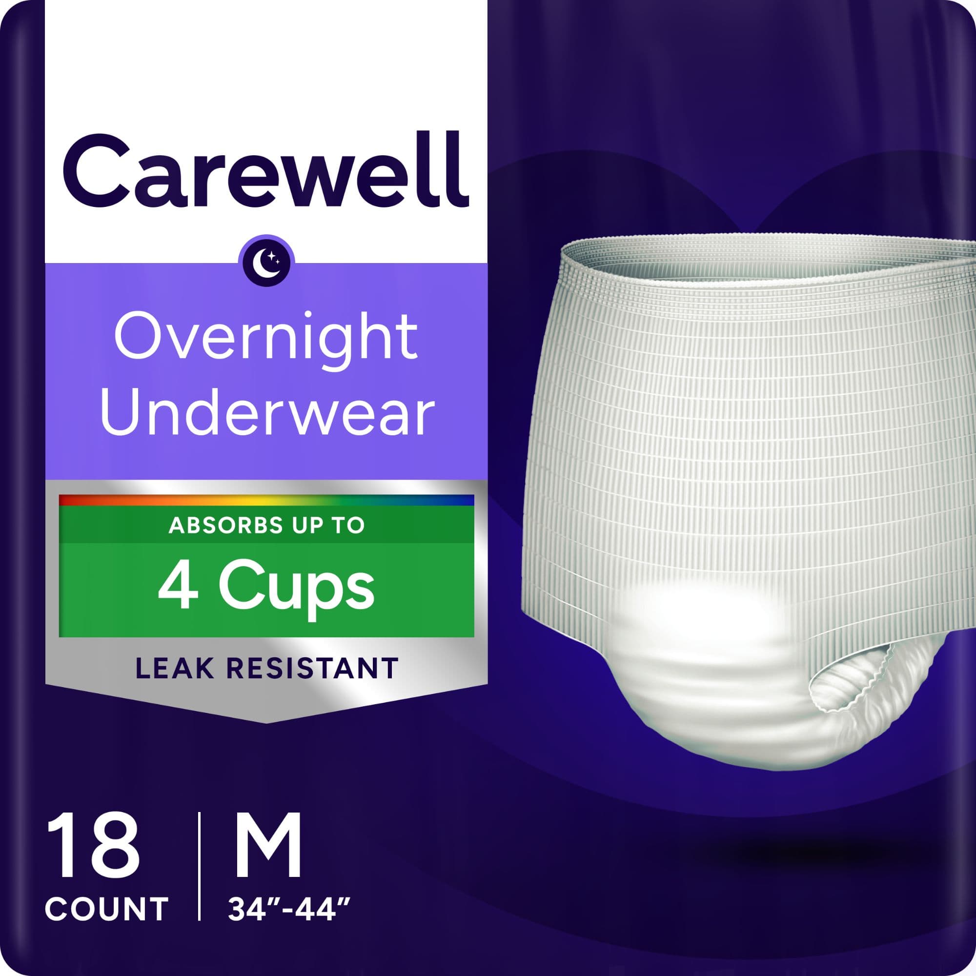 Carewell Overnight Incontinence Pull-Up Underwear