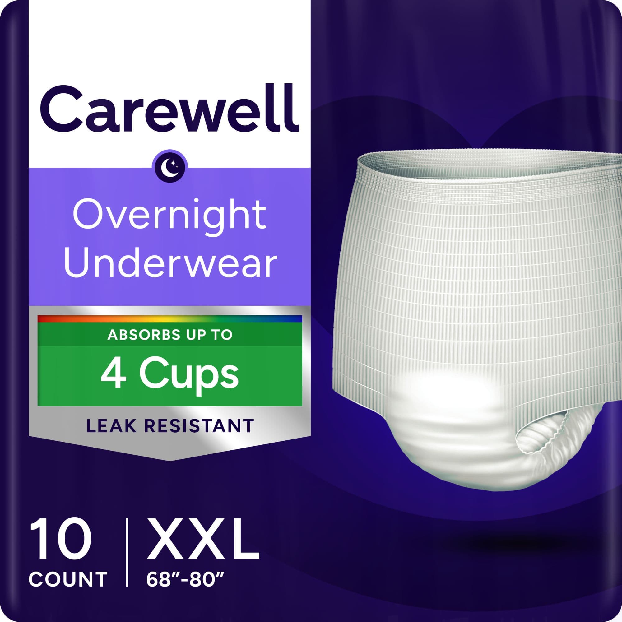 Carewell Overnight Incontinence Pull-Up Underwear